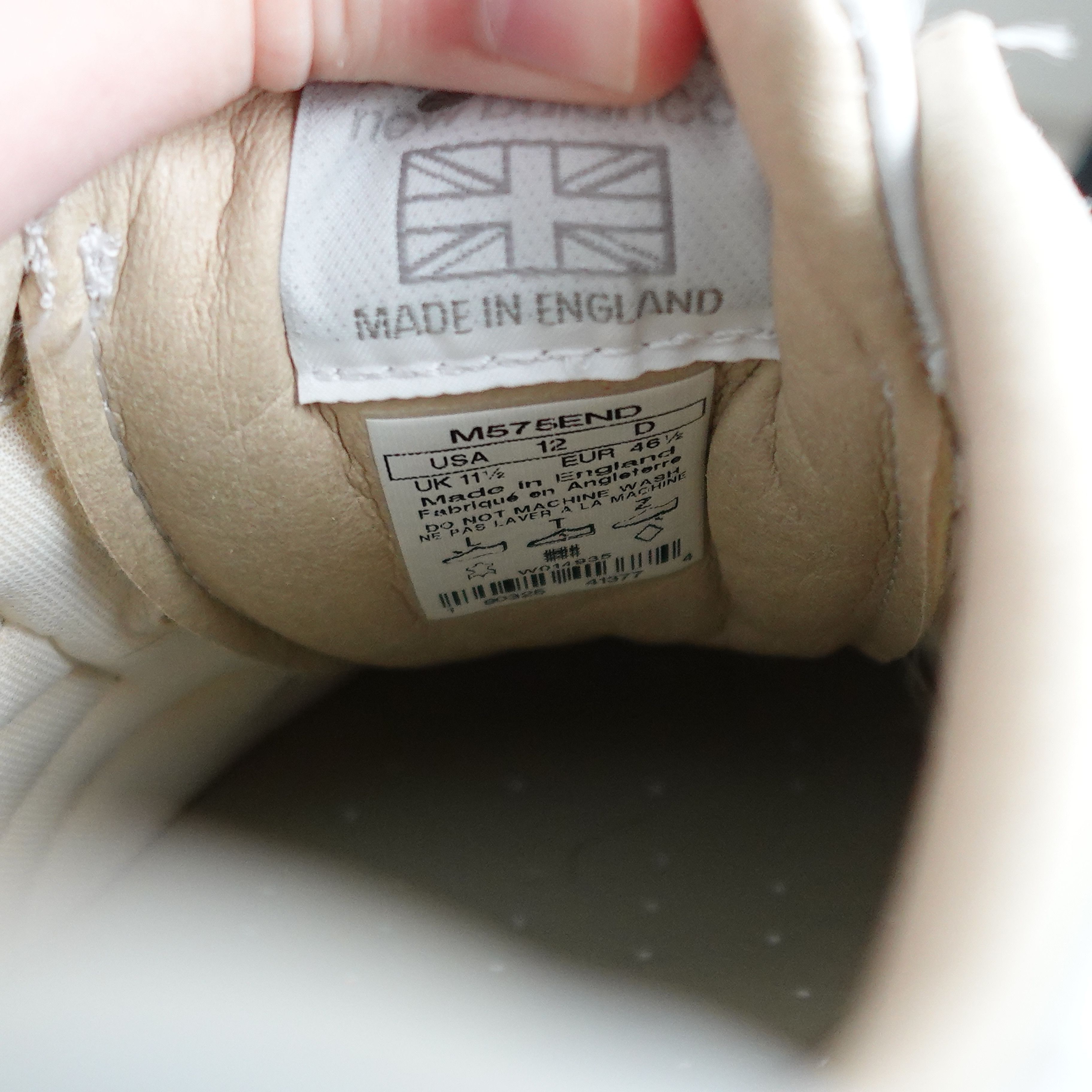 New Balance Size 12 - New Balance END. x 575 Made in England Marble Size US 12 / EU 45 - 6 Thumbnail