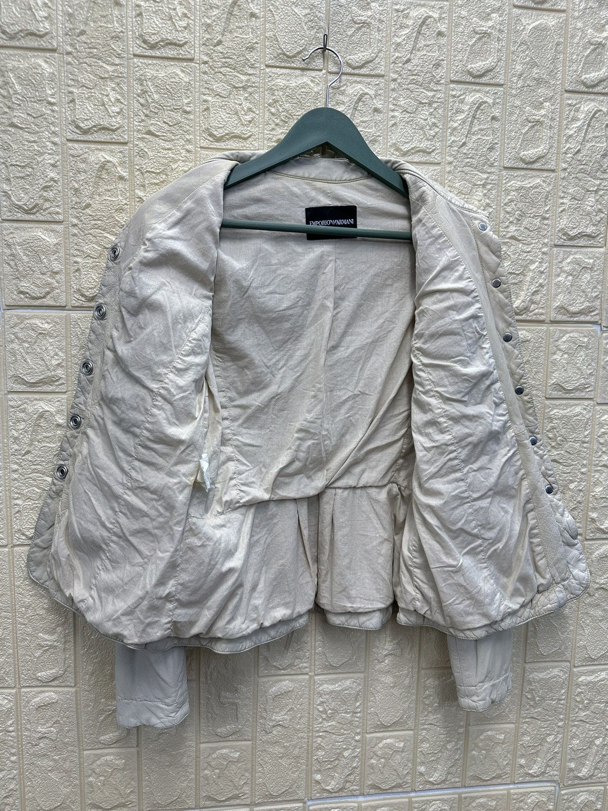 Armani Emporio Armani Leather Bondage Jacket MJ15 Size S / US 4 / IT 40 - 4 Thumbnail