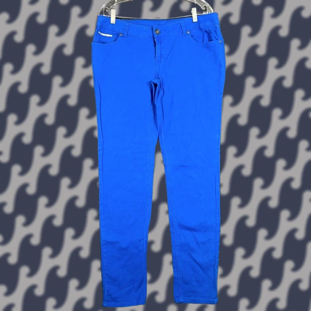 Vintage VINTAGE Ecko Red Pants Womens 12 Blue Y2K Unlimited Style Mid Rise Skinny Women Size Size 34" / US 12 / IT 48 - 1 Thumbnail