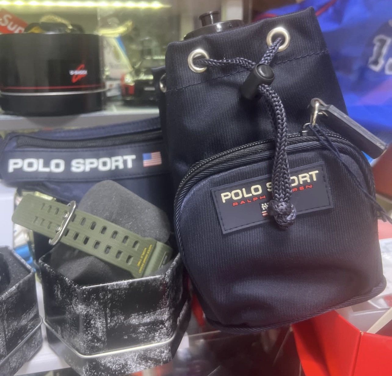Polo Ralph Lauren Vintage 90s Polo Sport Ralph Lauren Waist Bag Dead Stock Size ONE SIZE - 5 Thumbnail