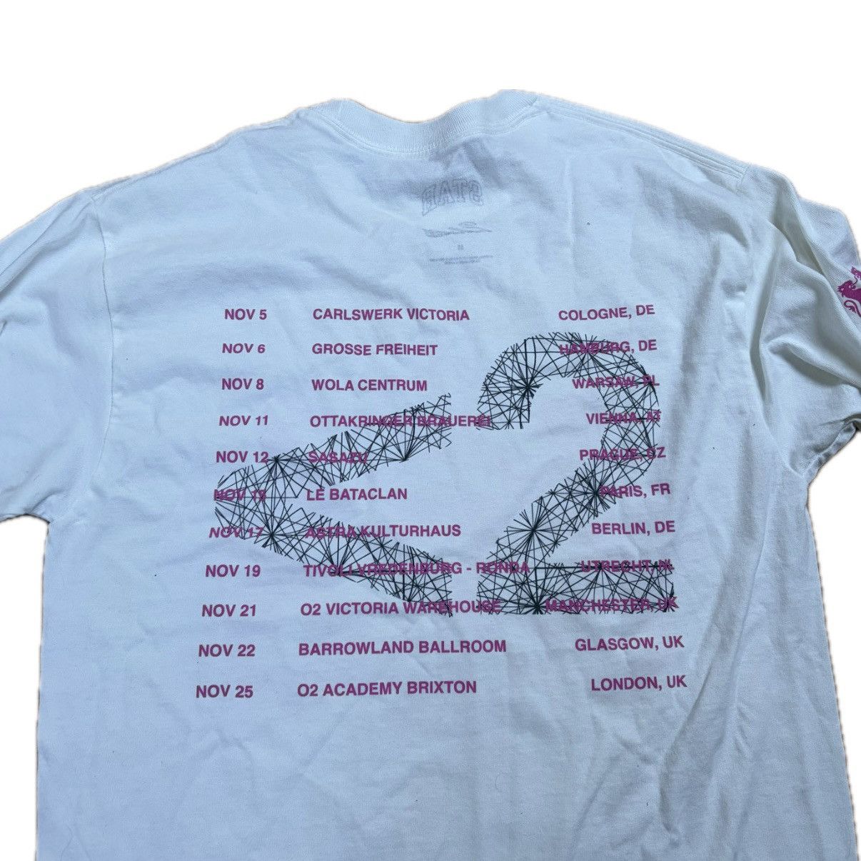 Band Tees 2hollis pink long sleeve star tour merch rare Size M / US 6-8 / IT 42-44 - 3 Thumbnail