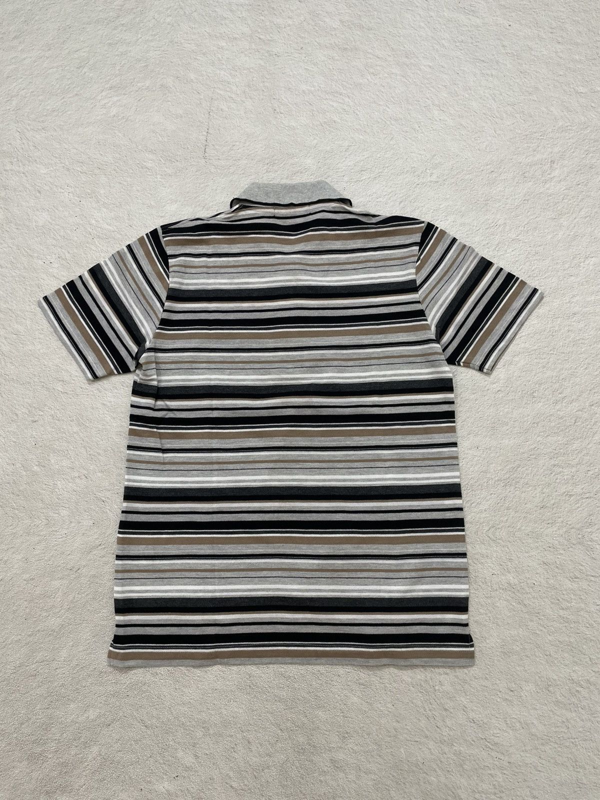 Issey Miyake 2000s Japanese Kansai Stripe Polo Shirt Y2K Ifsix Hysteric Size US M / EU 48-50 / 2 - 7 Thumbnail