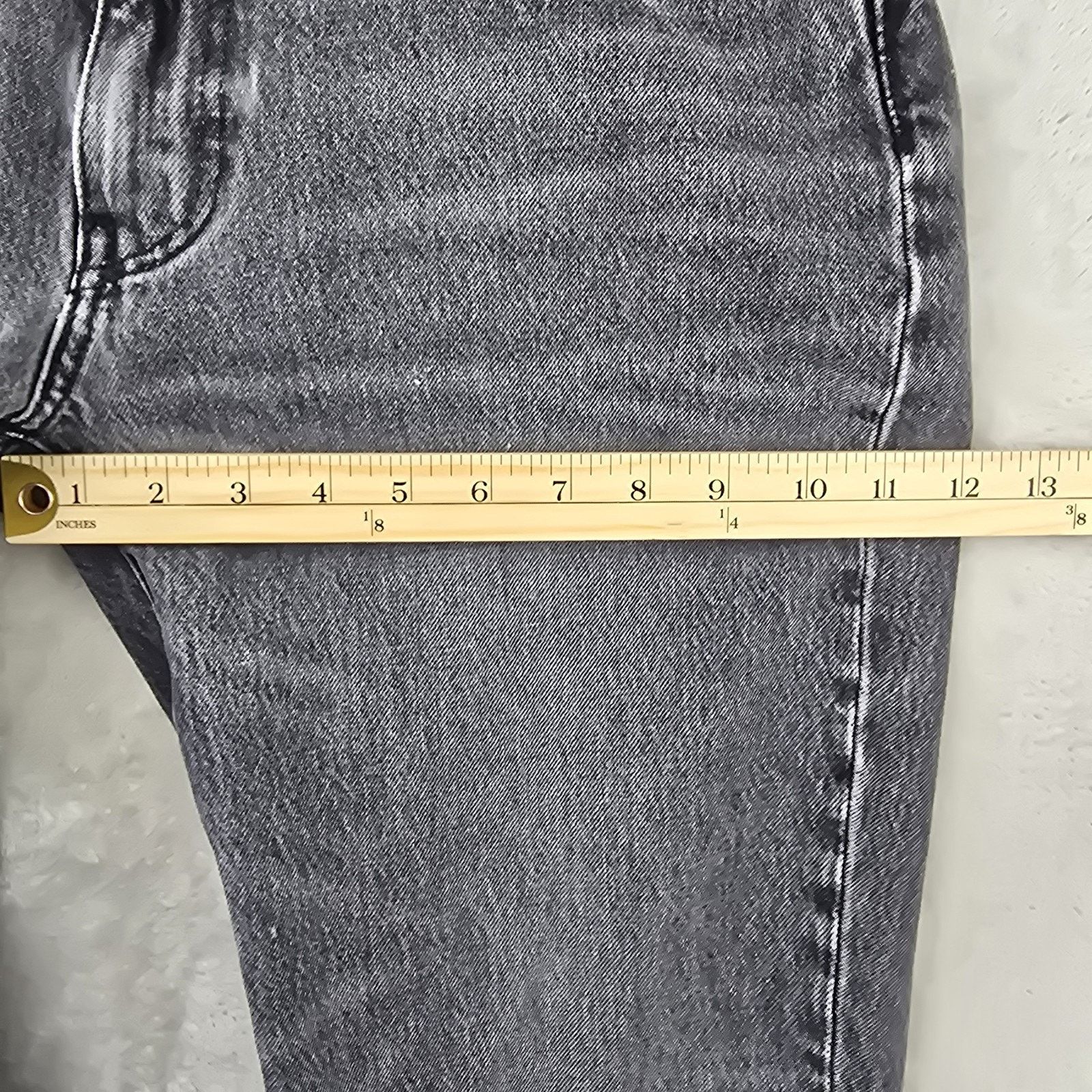 Levi's Levi's 541 Black Jeans Mens 33x29 Taper Fit Stretch Whiskers Size US 33 - 13 Thumbnail