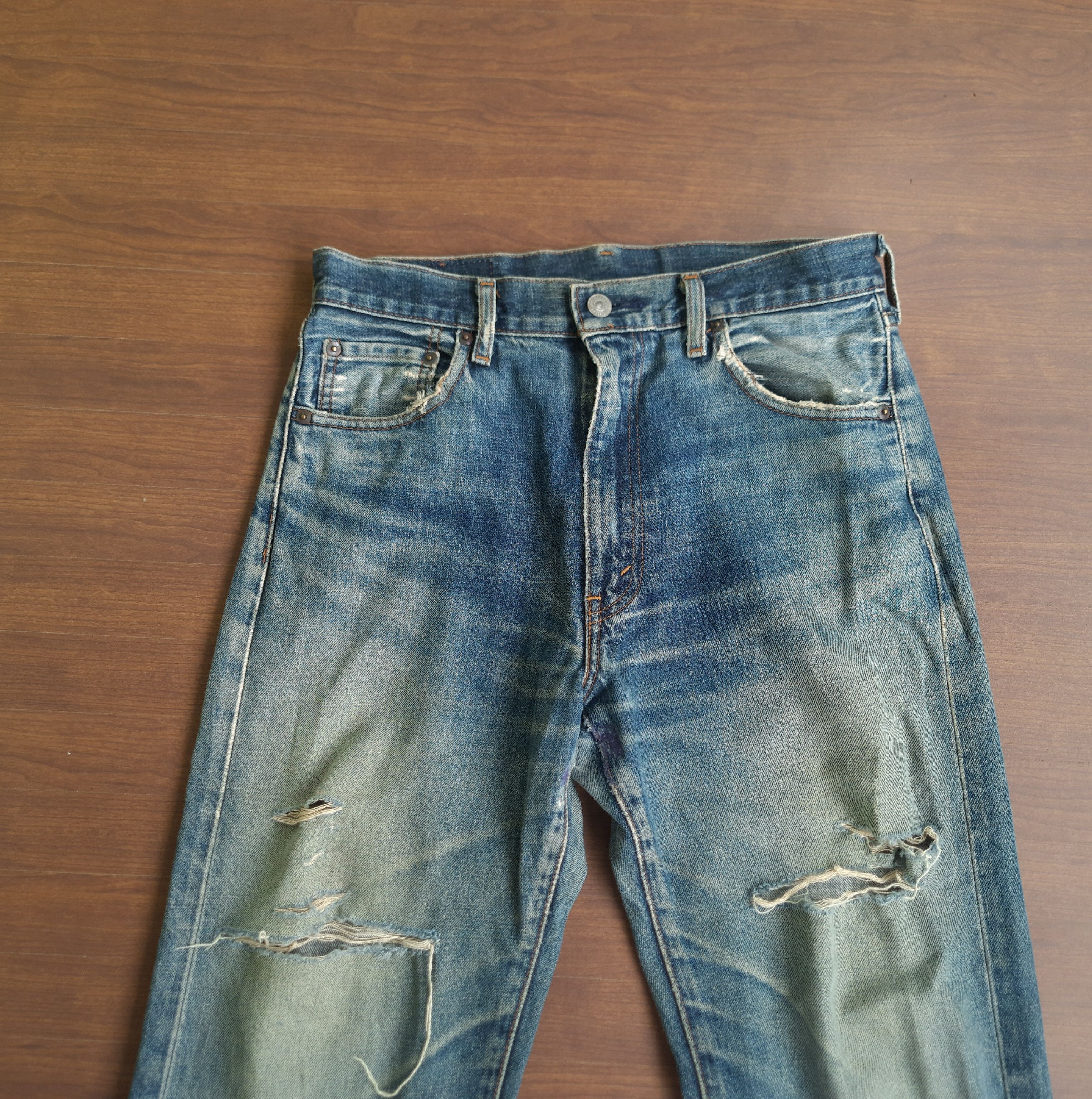 Japanese Brand Distressed Vintage Levis Big E Selvedge Denim Pants Size US 31 - 4 Thumbnail