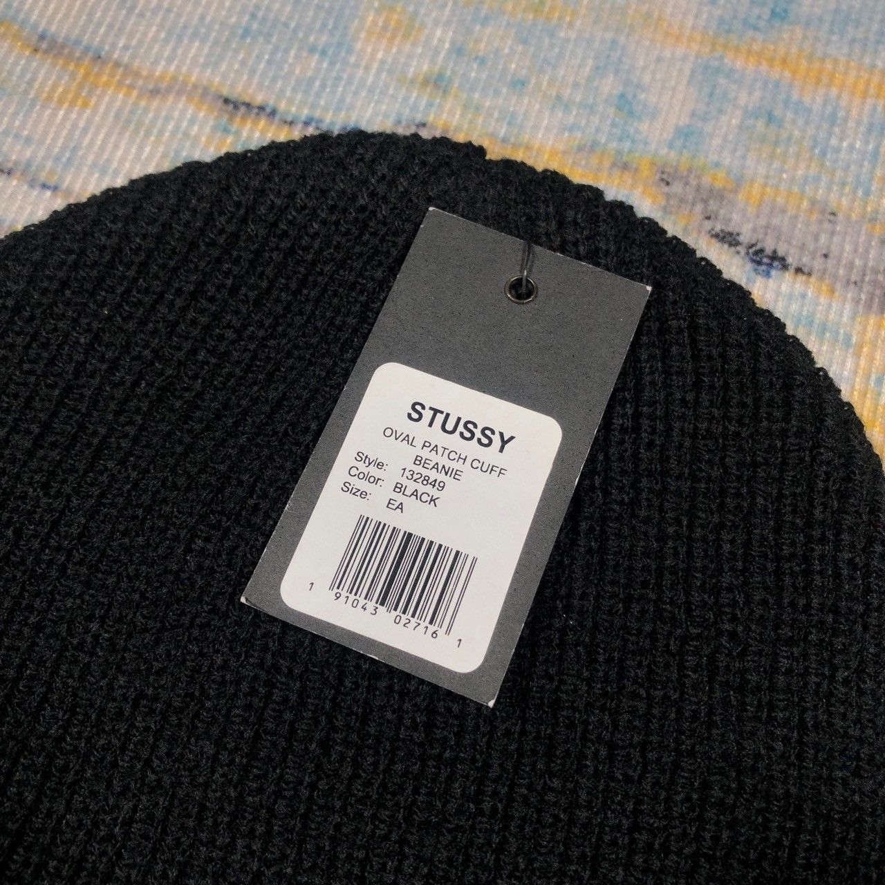 Stussy × Vintage Stussy Oval Patch Cuff Beanie Size ONE SIZE - 7 Thumbnail