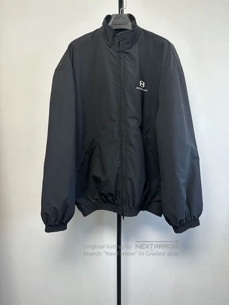 Balenciaga Balenciaga Solid Printed Zip-Up Jacket Size US L / EU 52-54 / 3 - 1 Thumbnail