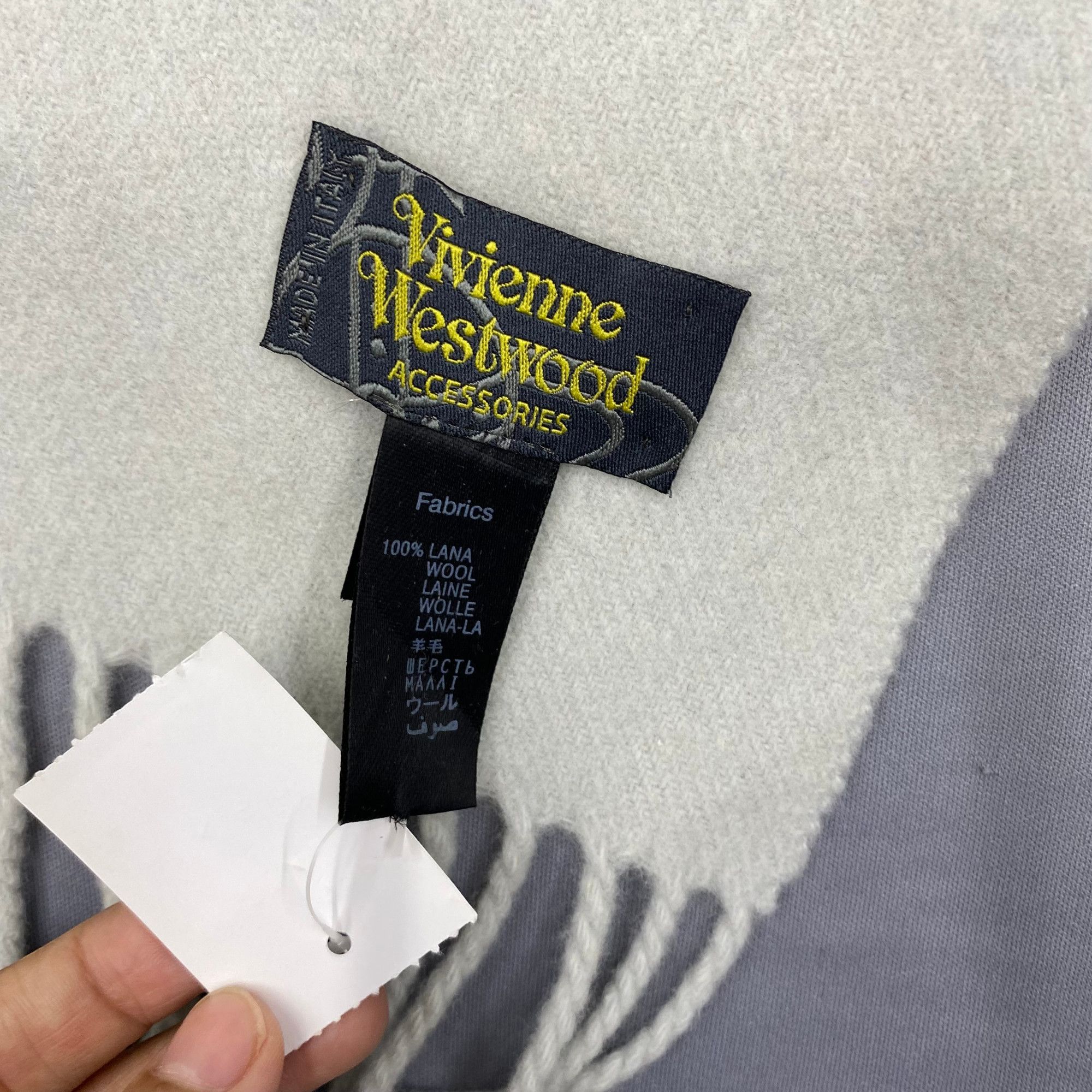 Vivienne Westwood Vintage Vivienne Westwood Scarf Muffler Wool Orbs Scarves Size ONE SIZE - 6 Thumbnail