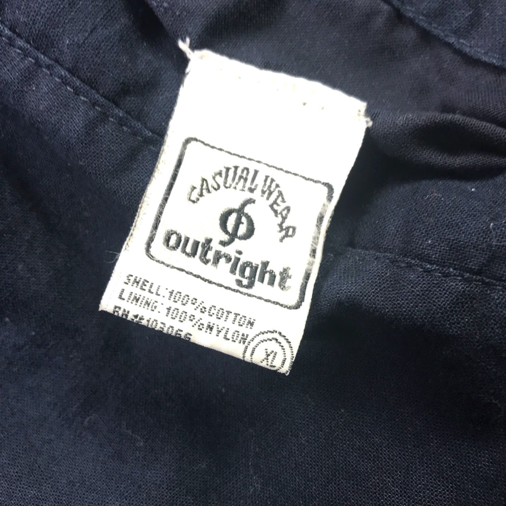Vintage Outright Mens Jacket XL Blue Black Full Zip Reversable Oversized Casual Wear Size US XL / EU 56 / 4 - 3 Thumbnail