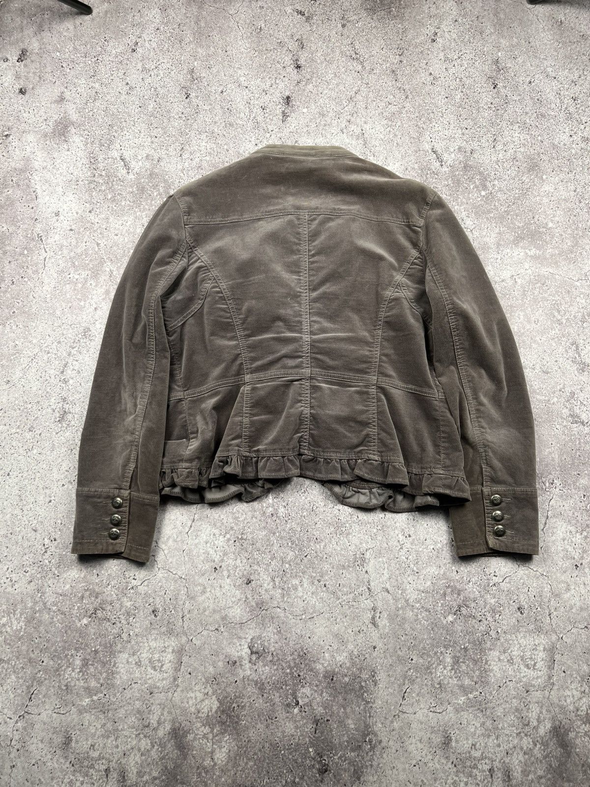 Japanese Brand Vintage Y2K Japanese Flared Napoleon Style Blazer Jacket Size XL / US 12-14 / IT 48-50 - 10 Thumbnail