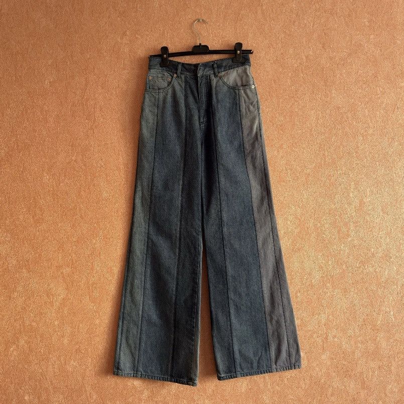 Dior Patchwork Runway Jeans Podium