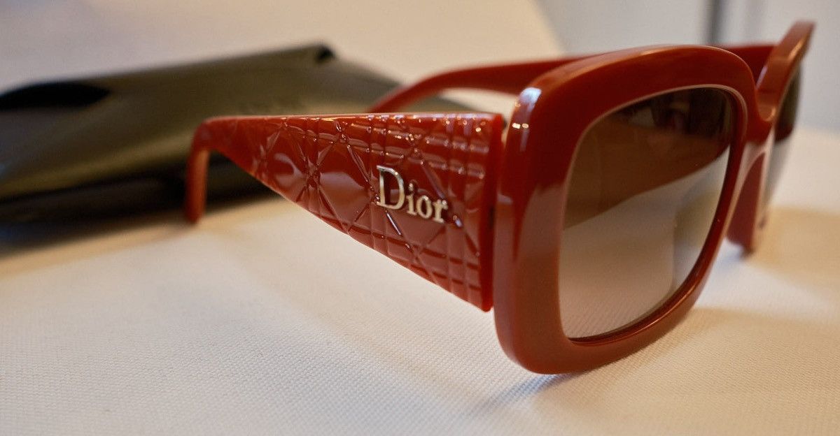 Dior Christian Dior LadyLady 2 EIFD8 Sunglasses Red Frame Size ONE SIZE - 4 Thumbnail