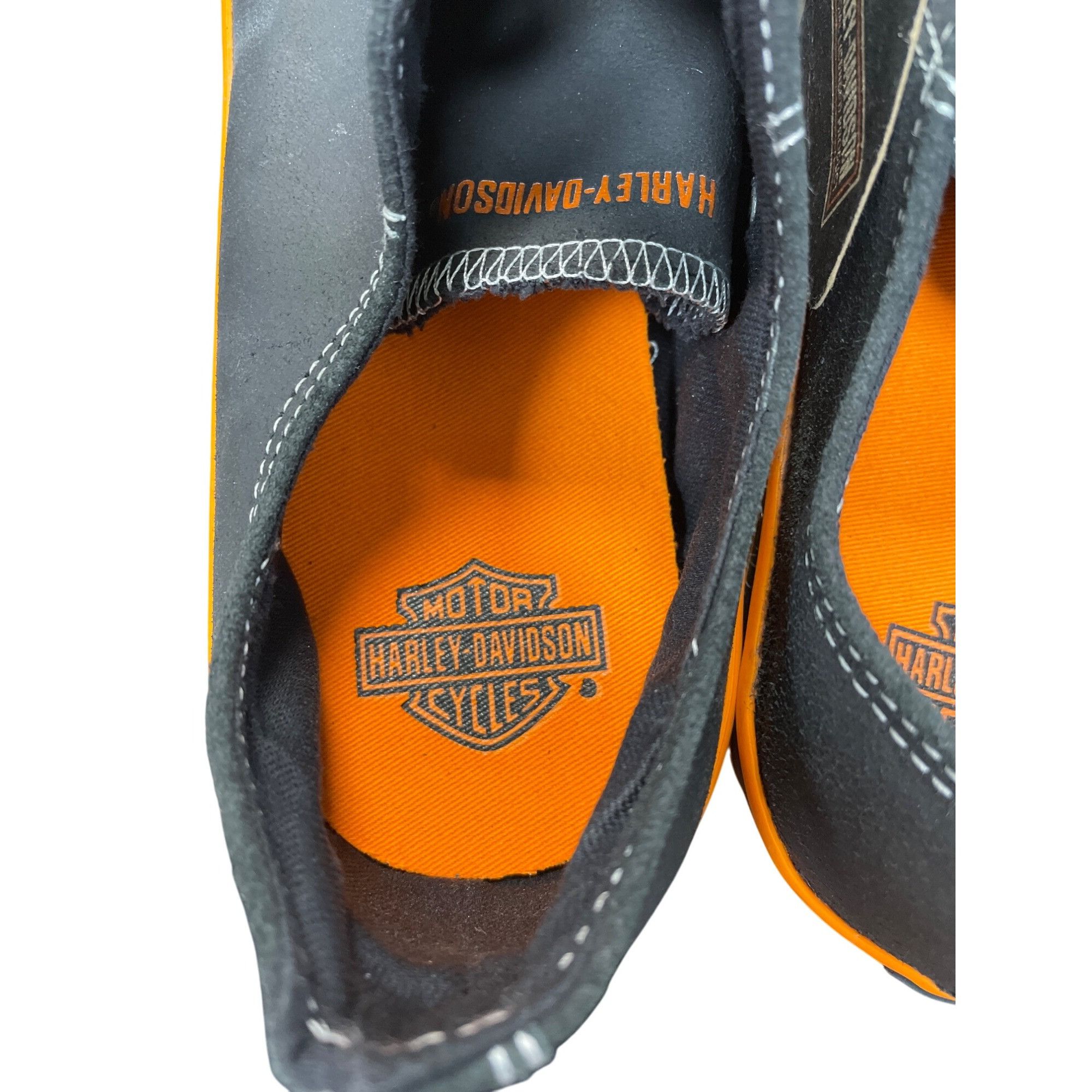 Harley Davidson Harley-Davidson Mens Low-Top Vulcon Black Orange Sneakers Si Size US 13 / EU 46 - 9 Thumbnail