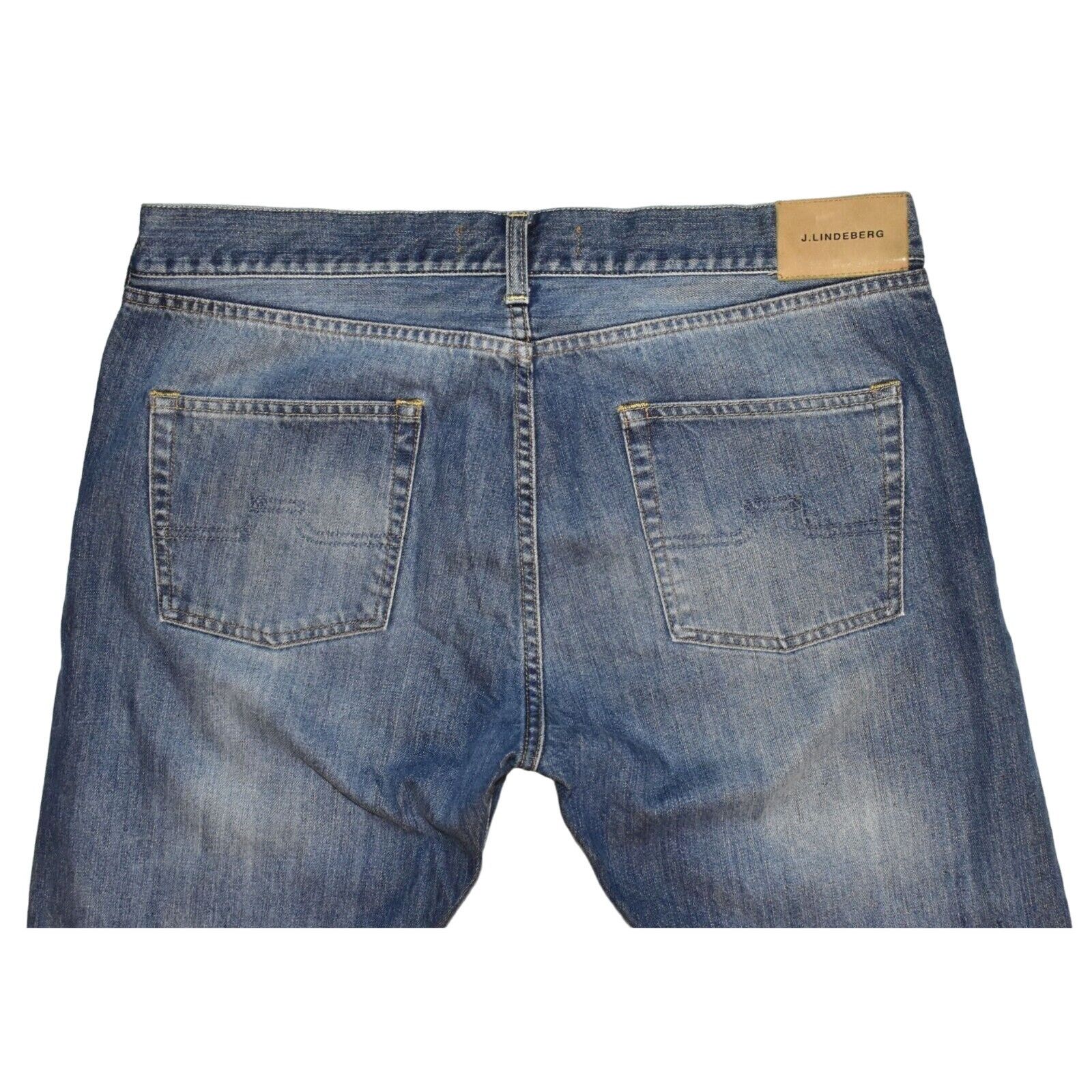 J.Lindeberg J LINDEBERG Eddie 2200 True Worn Denim Jeans Size 36 x 31 Size US 36 / EU 52 - 4 Thumbnail