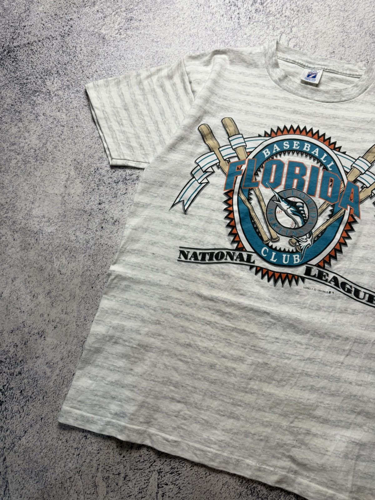 Vintage Florida Marlins Miami 90s Vtg Single Stitch Shirt Baseball Size US M / EU 48-50 / 2 - 6 Thumbnail