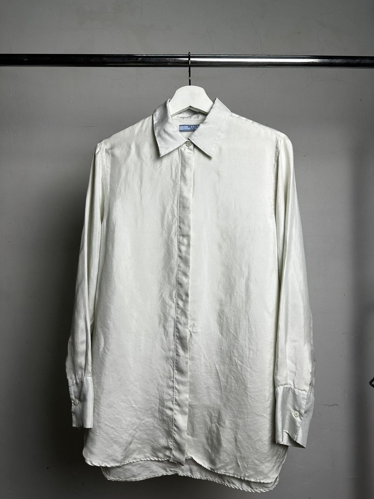 Prada Prada Silk Button Shirt Size US M / EU 48-50 / 2 - 5 Thumbnail