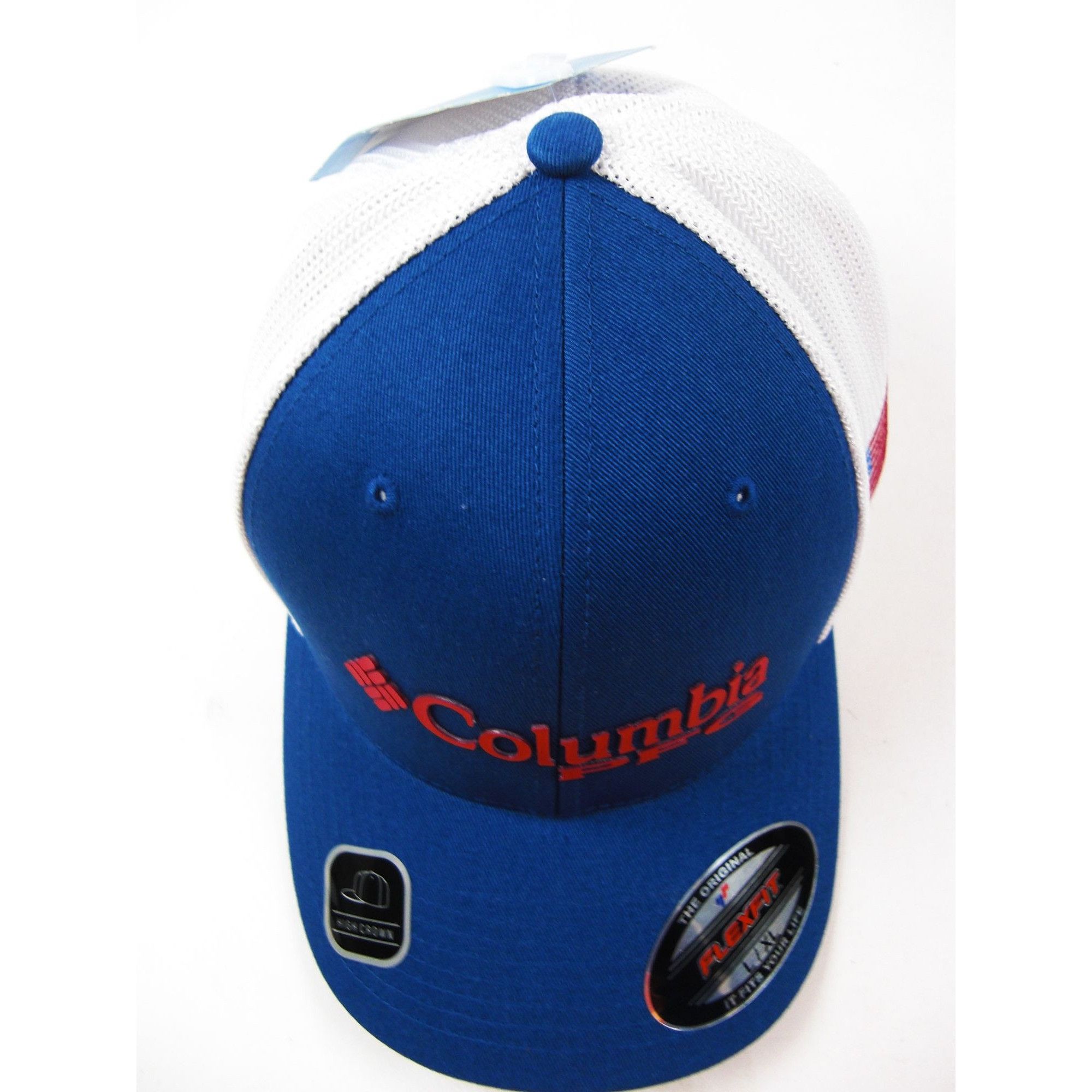Columbia Columbia Men's PFG Mesh Snapback Ball Cap Vivid Blue L/XL Size ONE SIZE - 2 Thumbnail