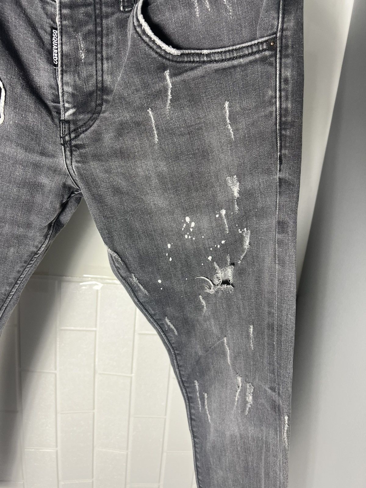 Dsquared2 × Vintage VERY RARE DSQUARED2 DESIGNER DENIM JEANS JAPAN STYLE LUXURY Size US 31 - 3 Thumbnail