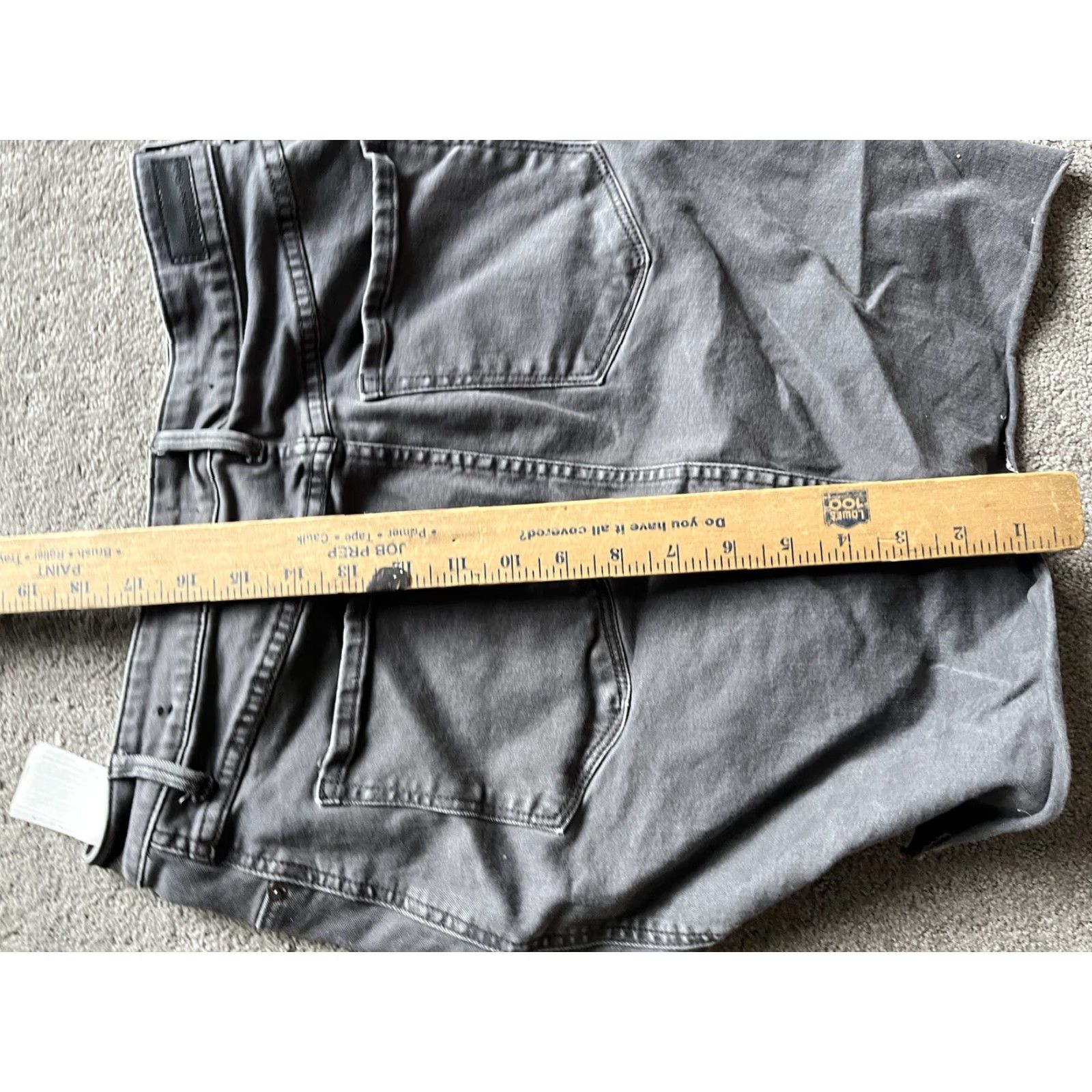 Abercrombie & Fitch Abercrombie & Fitch Grey Denim Skirt Size 28 Stretchy Knee Length Women Regular Size 28" / US 6 / IT 42 - 4 Thumbnail