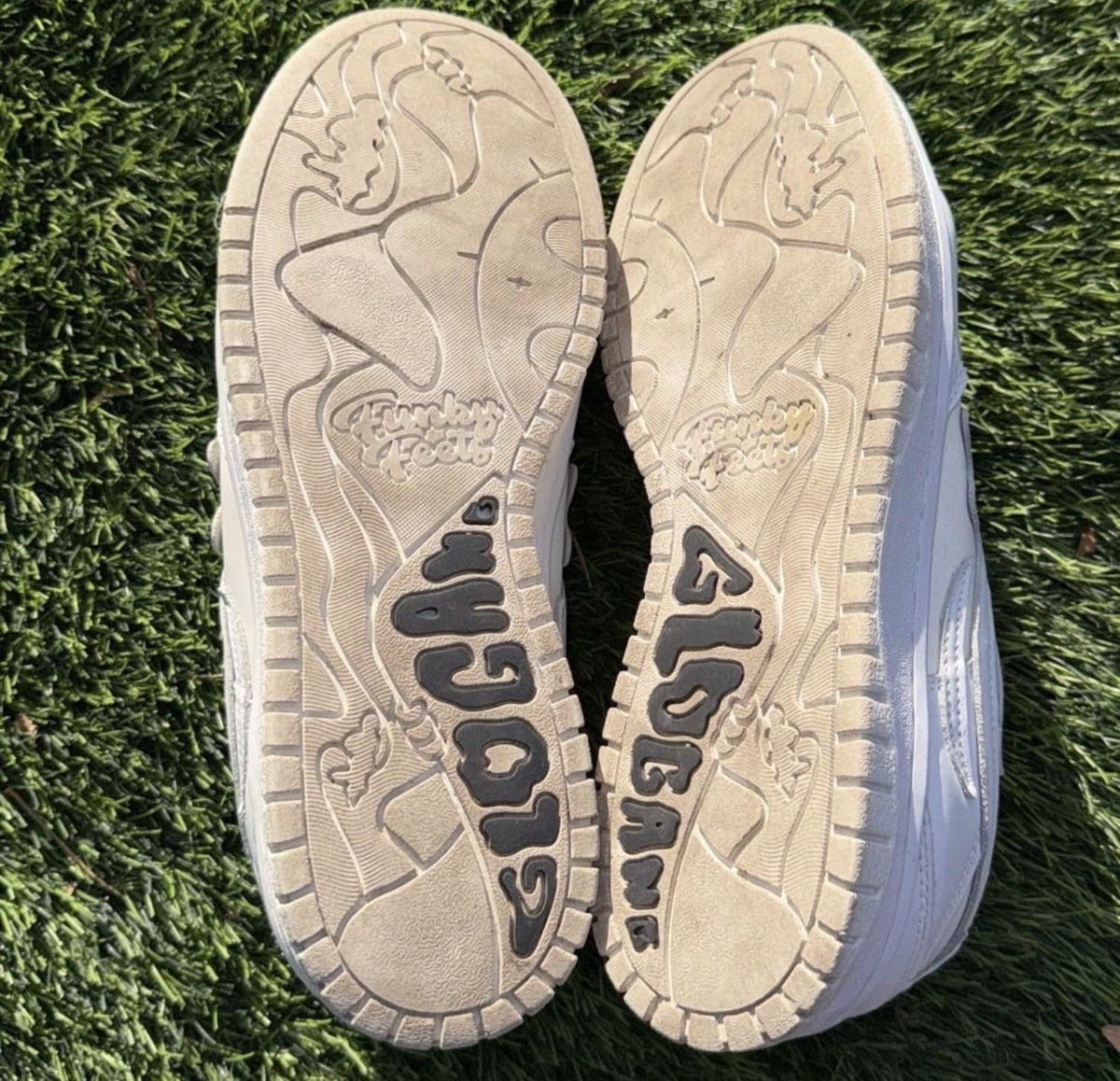 Glo Gang Glo Gang Funky Feets White Reflection Shoes custom insoles Size US 10 / EU 43 - 7 Thumbnail