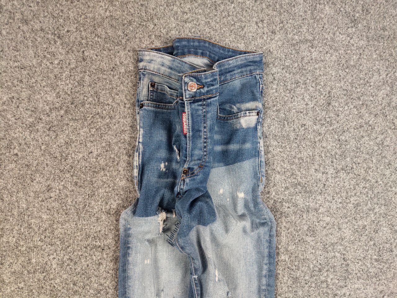 Dsquared2 Vintage 90s Dsquared2 authentic Distressed Paint Denim Jeans Size US 32 / EU 48 - 8 Thumbnail
