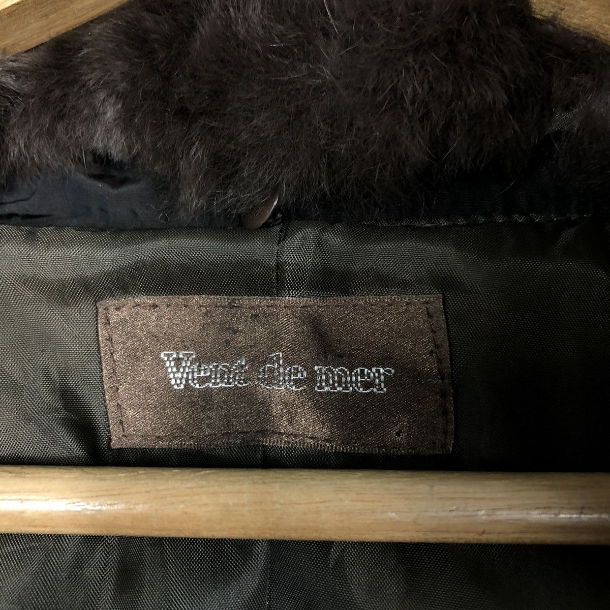 Japanese Brand 🔥VINTAGE BIKER VEST VENT DE MER MINK FUR COLLAR Size US M / EU 48-50 / 2 - 20 Thumbnail