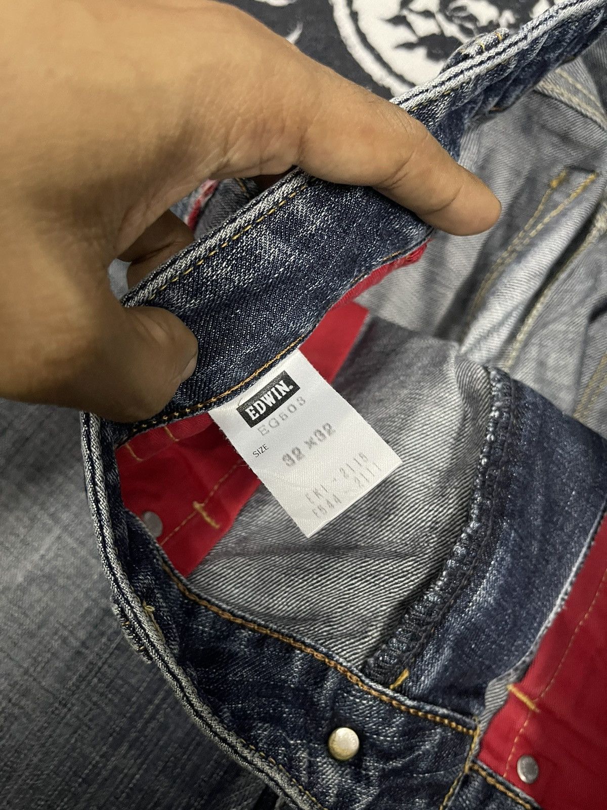 2000s EDWIN 503 BLUETRIP EDGELINE DISTRESSED JEANS