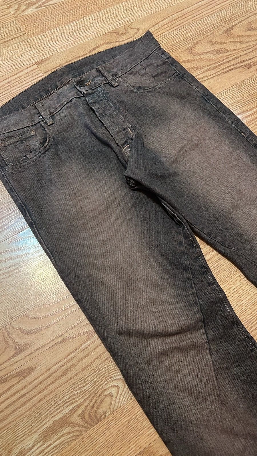 Rick Owens × Rick Owens Drkshdw Rick Owens FW06 Dustulator Mudwash Dust Detroits Size US 32 / EU 48 - 3 Thumbnail