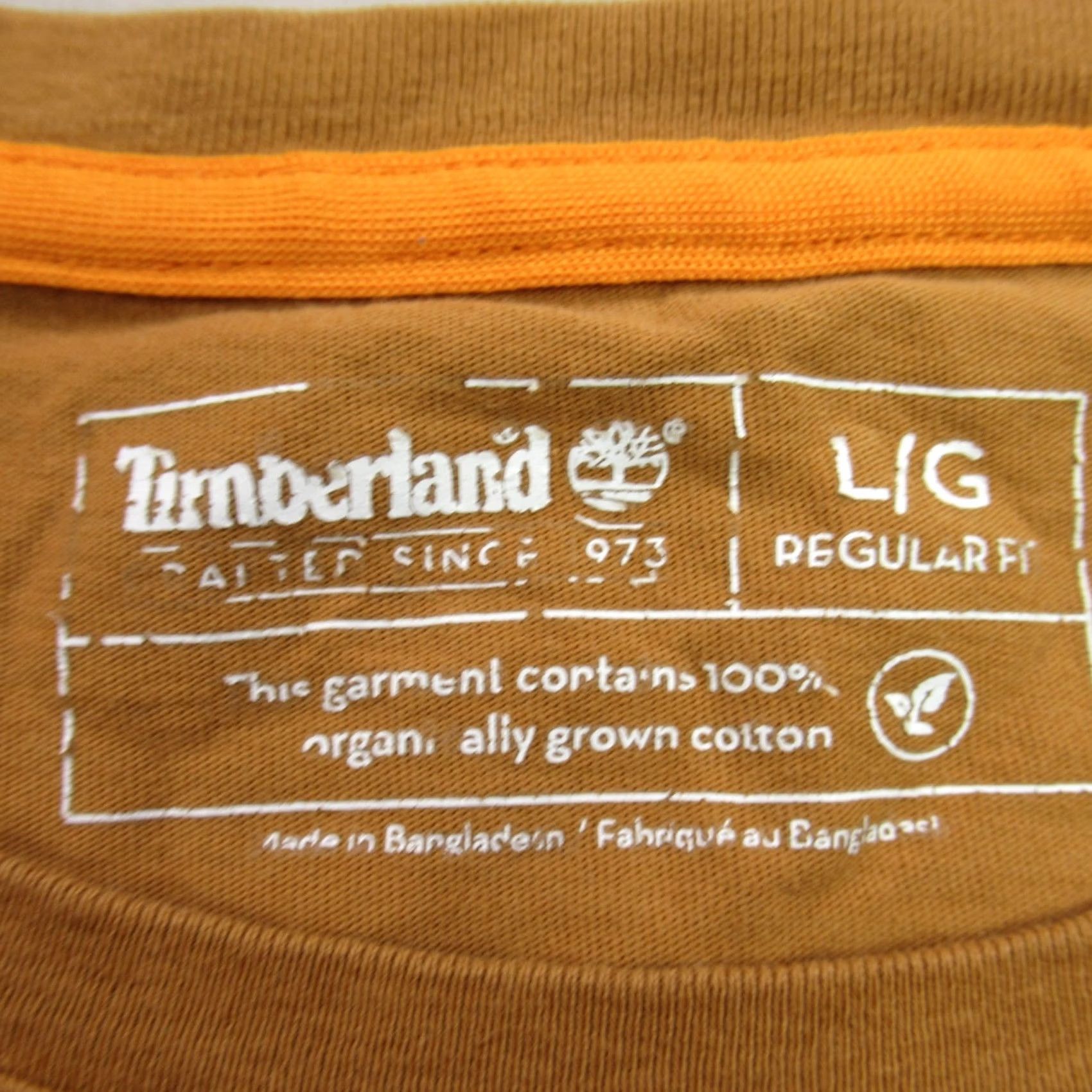 Timberland Timberland Shirt Mens Large Long Sleeve Crew Neck Brown Casual Lightweight Size US L / EU 52-54 / 3 - 4 Thumbnail