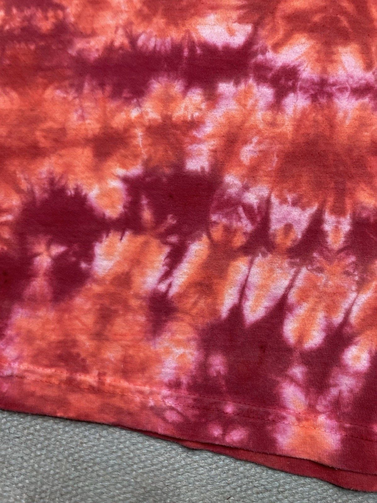 Vintage Vtg tie dye t shirt cotton sunburst hippie fractal adult XL Size US XL / EU 56 / 4 - 7 Thumbnail