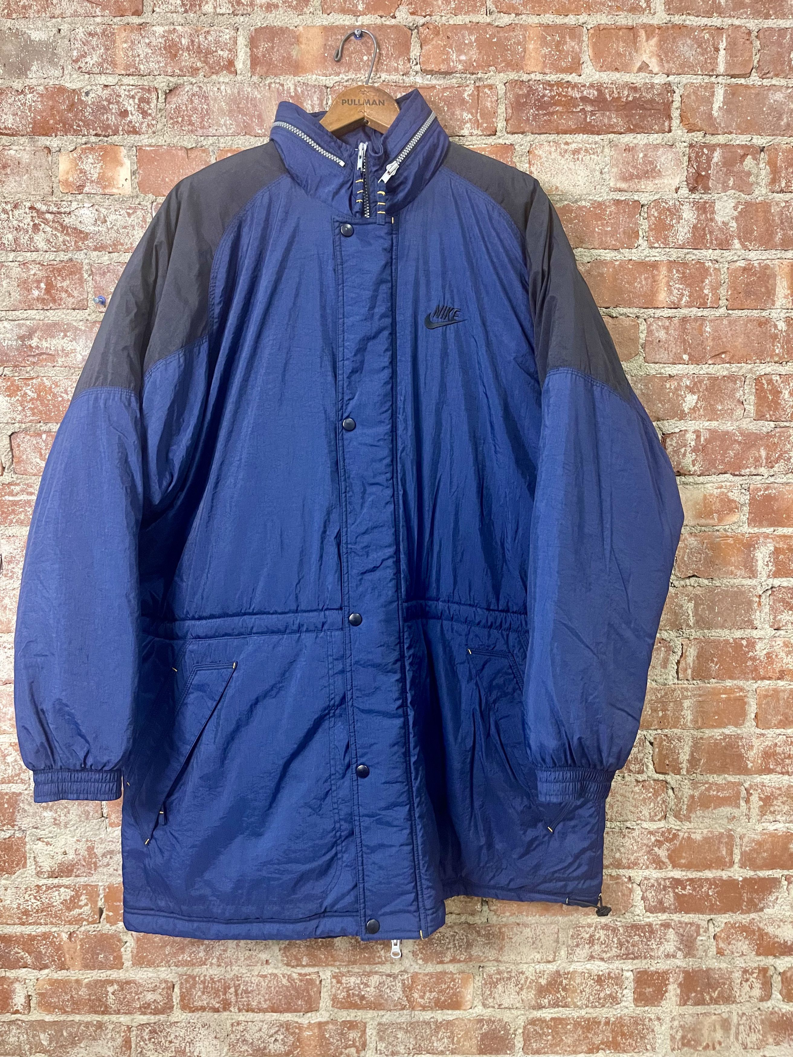 Nike × Vintage Vintage 1990's Nike Parka Jacket Size US XL / EU 56 / 4 - 2 Thumbnail