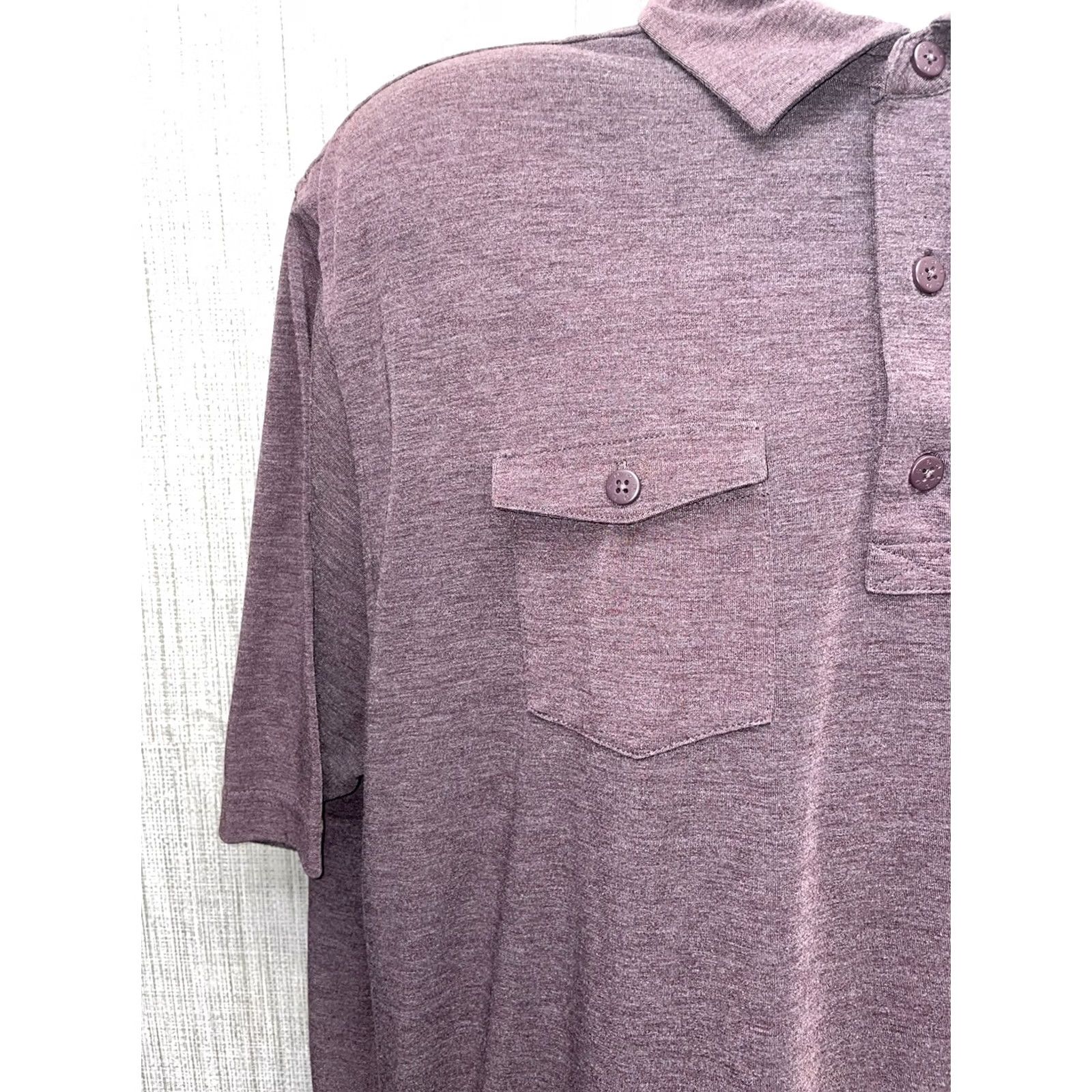 Footjoy FootJoy Polo Golf Purple Athletic Fit Mens XL Polo Size US XL / EU 56 / 4 - 3 Thumbnail
