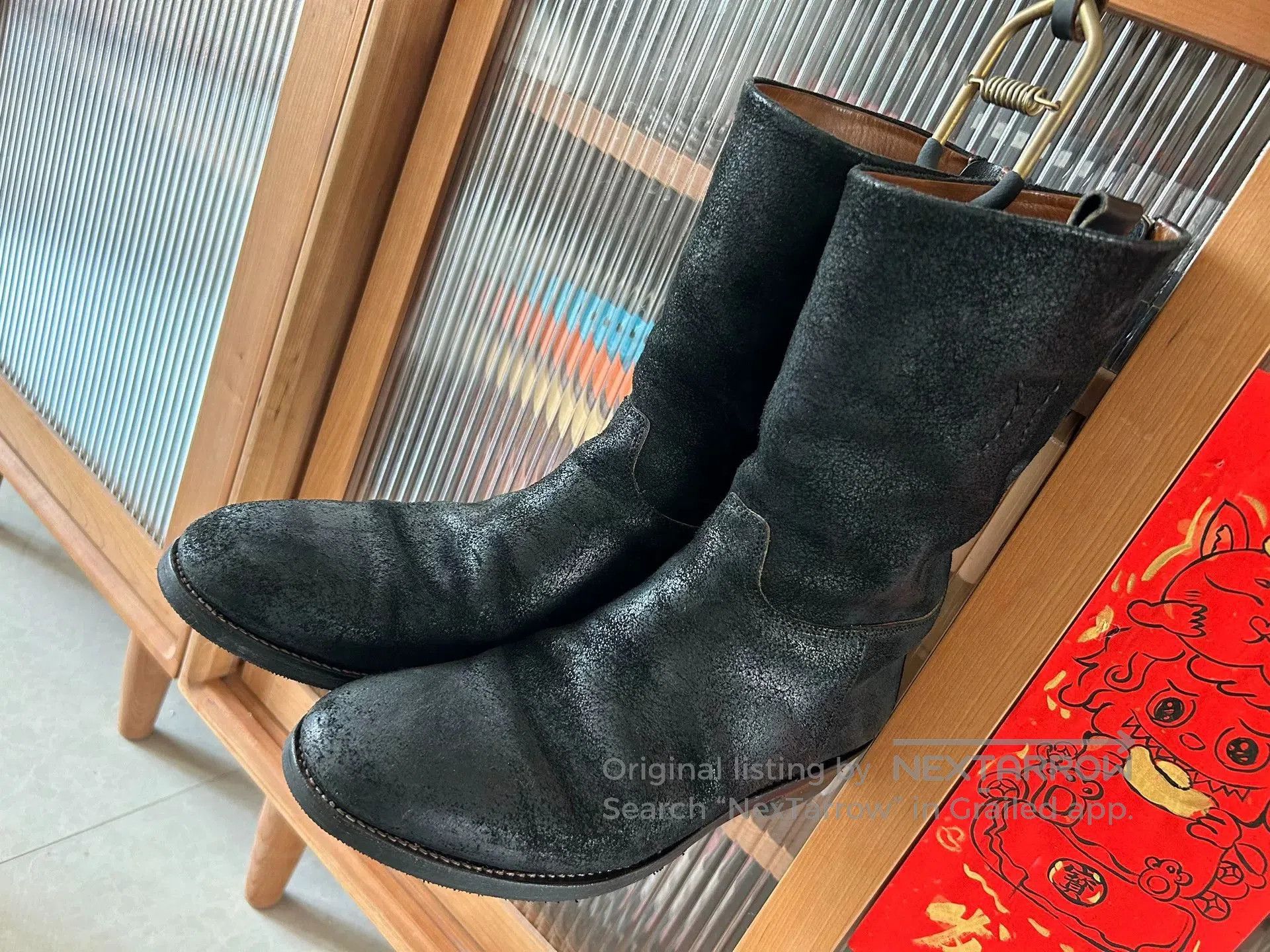 Old Joe oldjoe oil wax vintage leather boots. Size US 8 / EU 41 - 1 Thumbnail