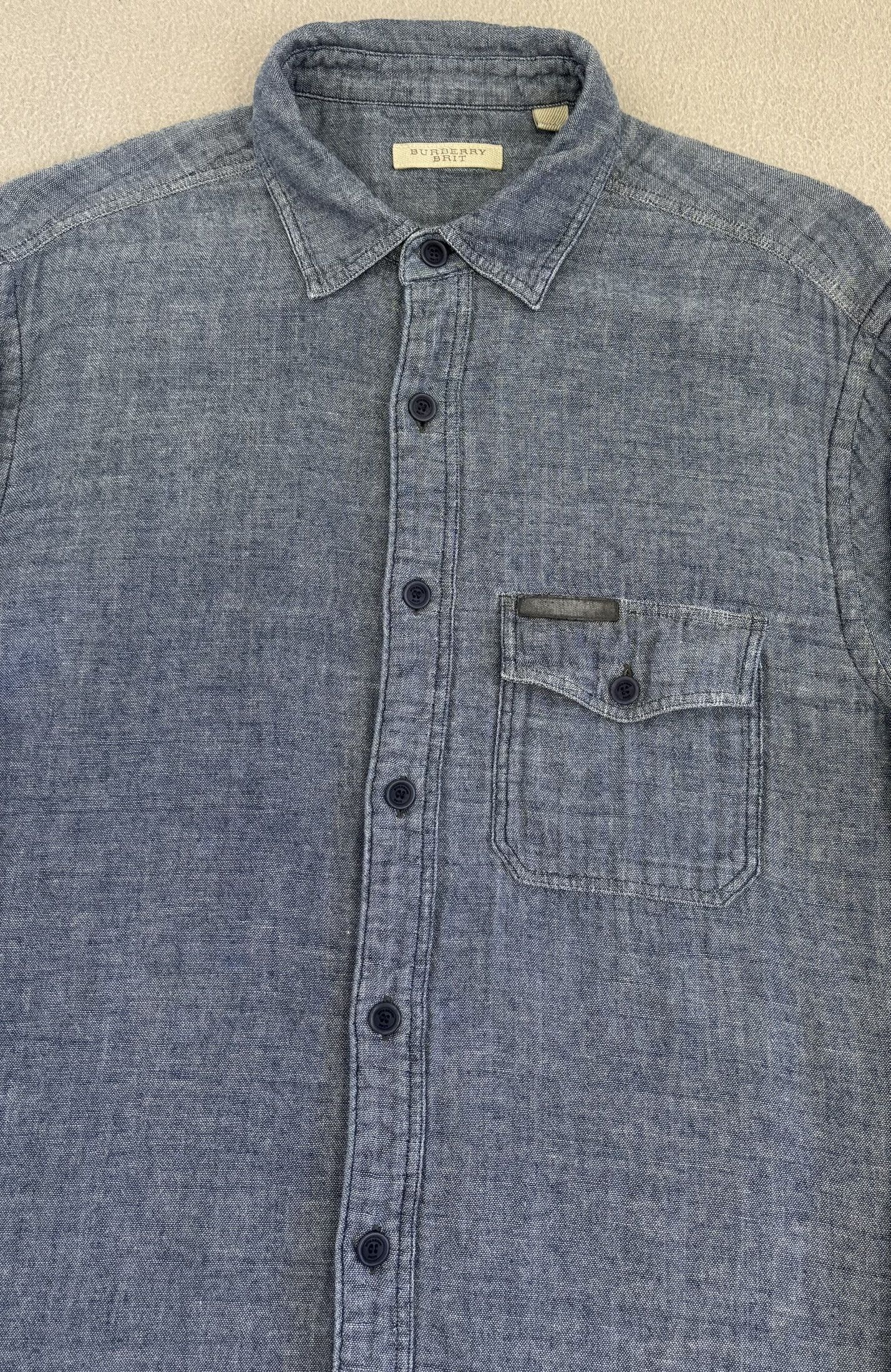 Burberry Burberry shirt denim Medium Size US M / EU 48-50 / 2 - 6 Thumbnail