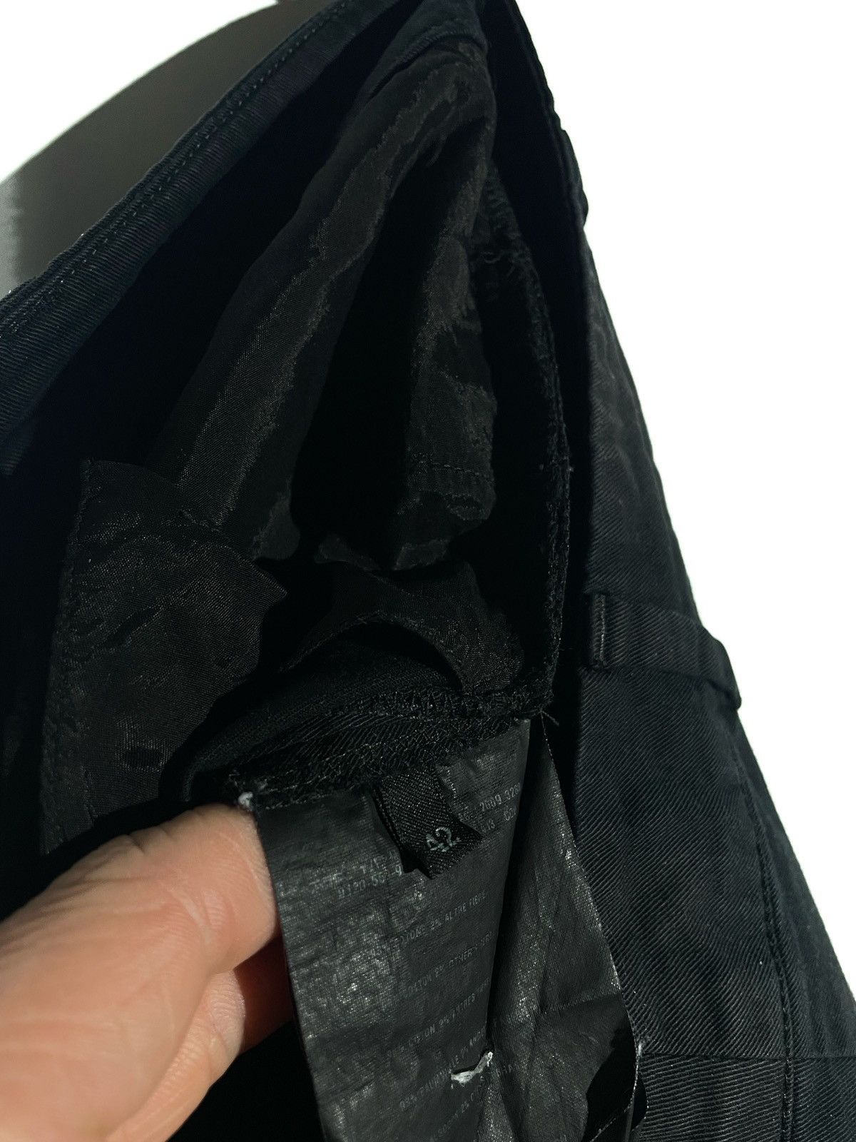 Prada Prada Black Women Straight Trousers Size 42 Zip Size 28" / US 6 / IT 42 - 7 Thumbnail