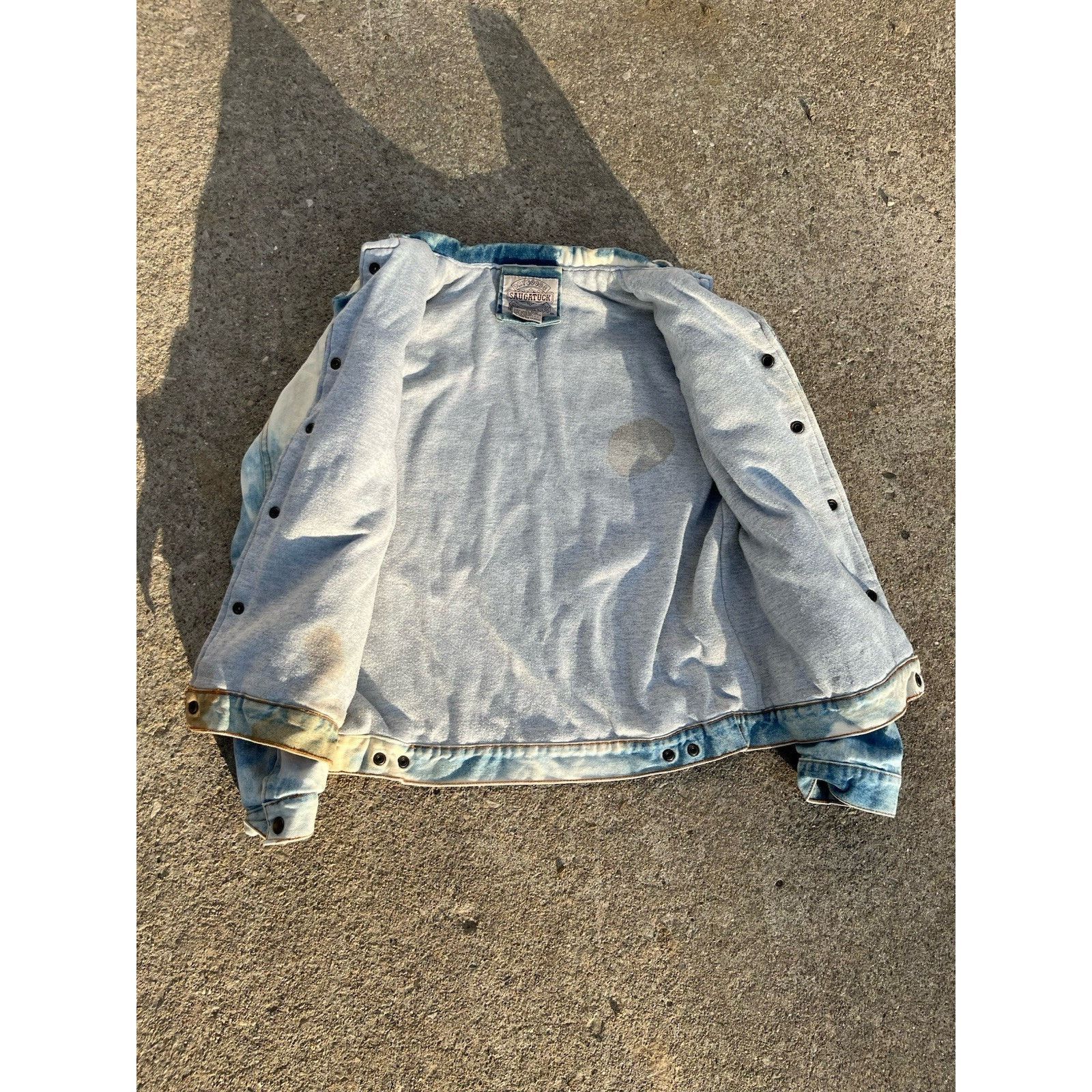Quiksilver 80s 90s Quicksilver x Saugatuck Bootleg Jean Jacket Acid was Size US M / EU 48-50 / 2 - 5 Thumbnail
