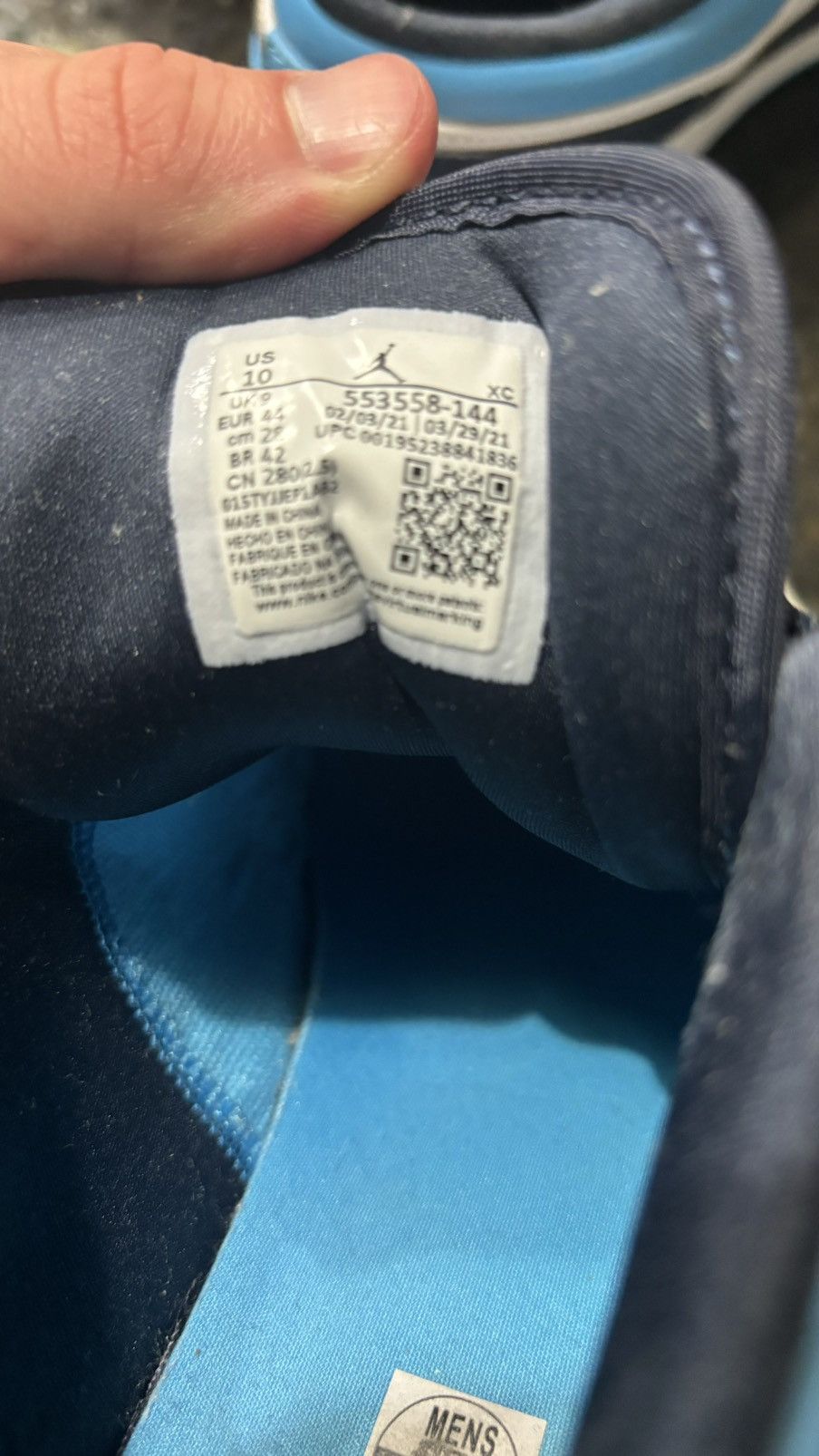Jordan Brand Jordan 1 low UNC Size US 10 / EU 43 - 5 Thumbnail