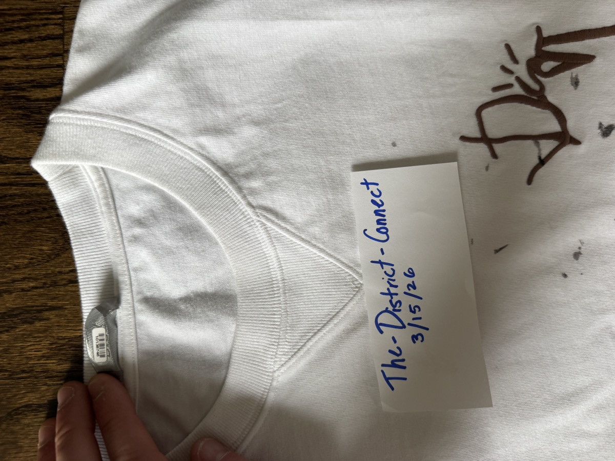 Dior × Travis Scott Oversized White T-Shirt Dior x Travis Scott Size US XXL / EU 58 / 5 - 10 Thumbnail