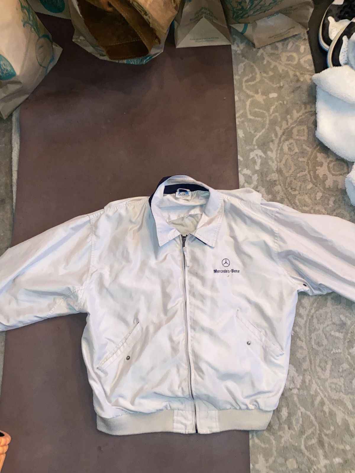 Mercedes-Benz White Mercedes Benz Jacket Size US L / EU 52-54 / 3 - 1 Thumbnail