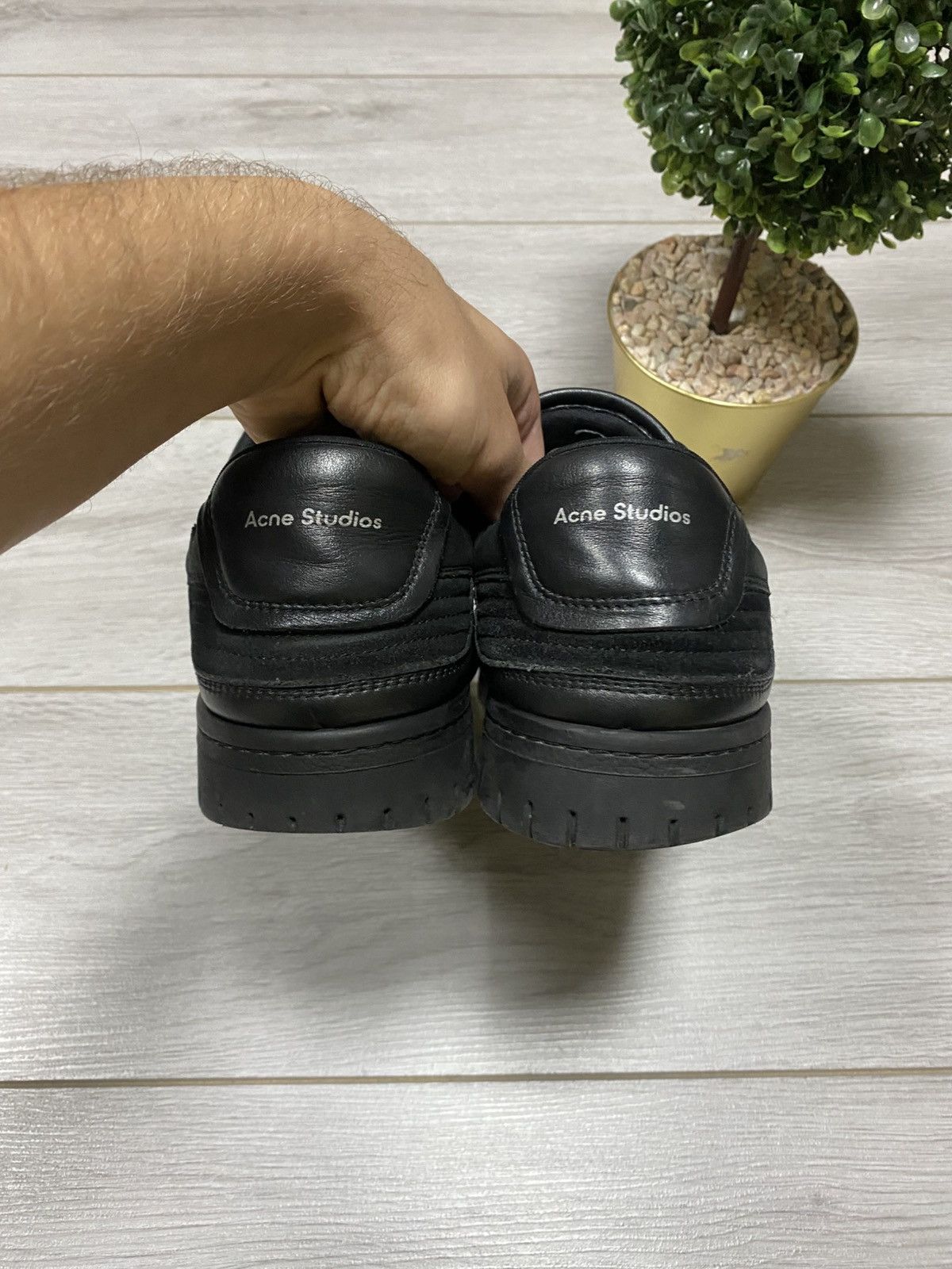 Acne Studios Acne Studios face sneakers leather Size US 11 / EU 44 - 5 Thumbnail