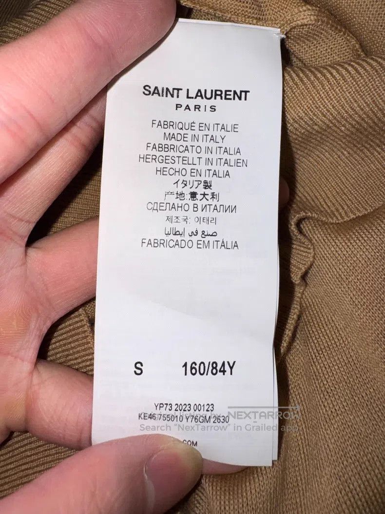 Saint Laurent Paris #REF! Size US S / EU 44-46 / 1 - 7 Thumbnail