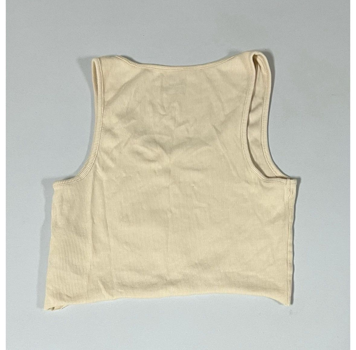 Cotton On Tan ‘Ocho Rios, Jamaica’ Beach Graphic Crop Top Shirt Size S Size S / US 4 / IT 40 - 4 Thumbnail