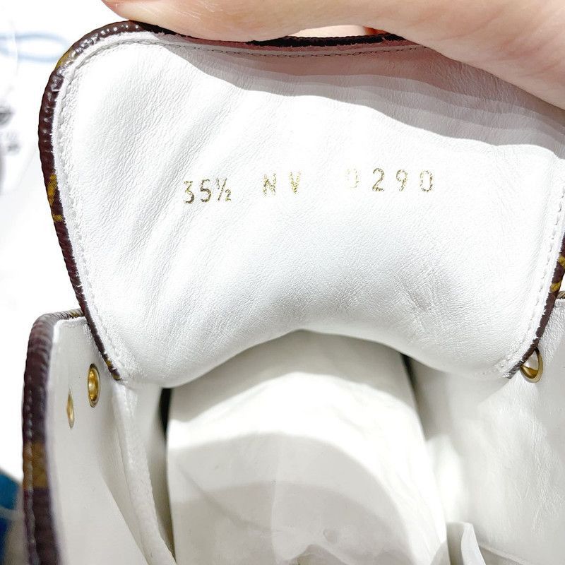Louis Vuitton Louis Vuitton Stellar High-Top Sneakers for Women -2505 Size US 8 / IT 38 - 5 Thumbnail