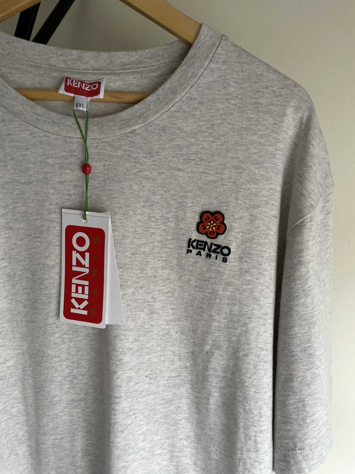 Kenzo Kenzo Paris Flower Logo Tee Size US XL / EU 56 / 4 - 4 Thumbnail
