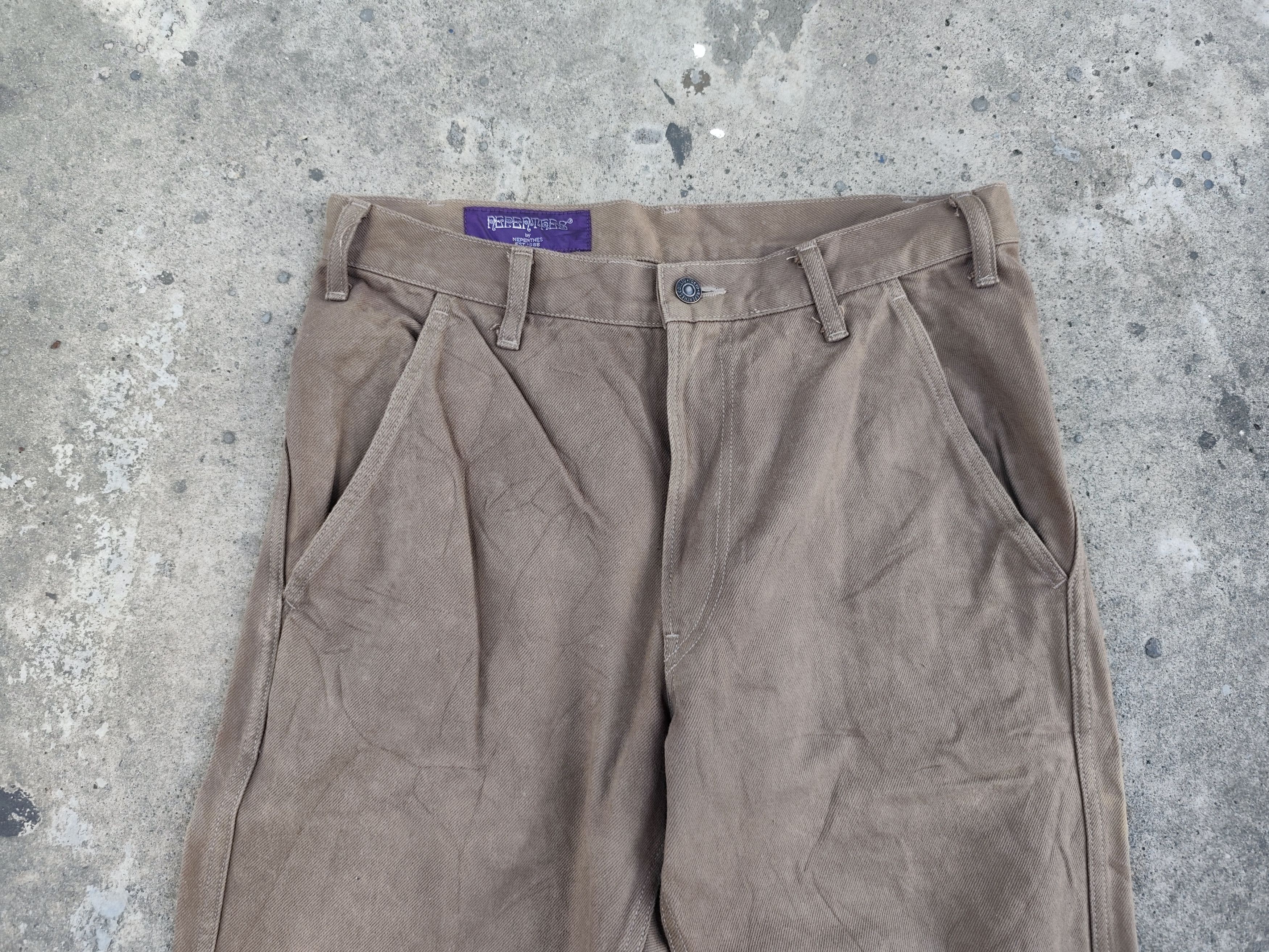 Nepenthes Vintage Nepenthes Japan Chino Pants Talon Zipper Sunfaded Size US 32 / EU 48 - 3 Thumbnail