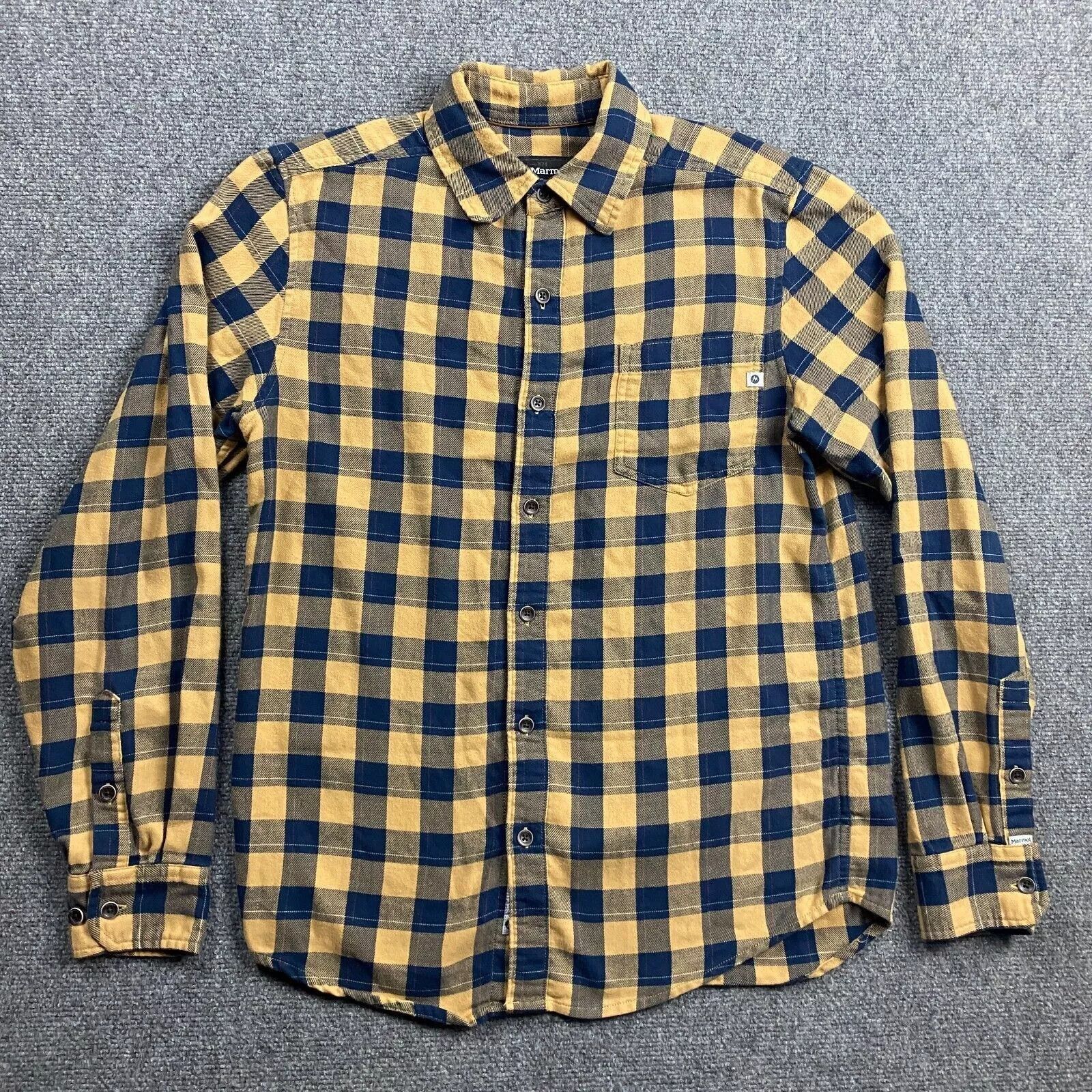 Marmot Marmot Flannel Shirt Men's Small Check Button Up Cotton S Size US S / EU 44-46 / 1 - 1 Thumbnail