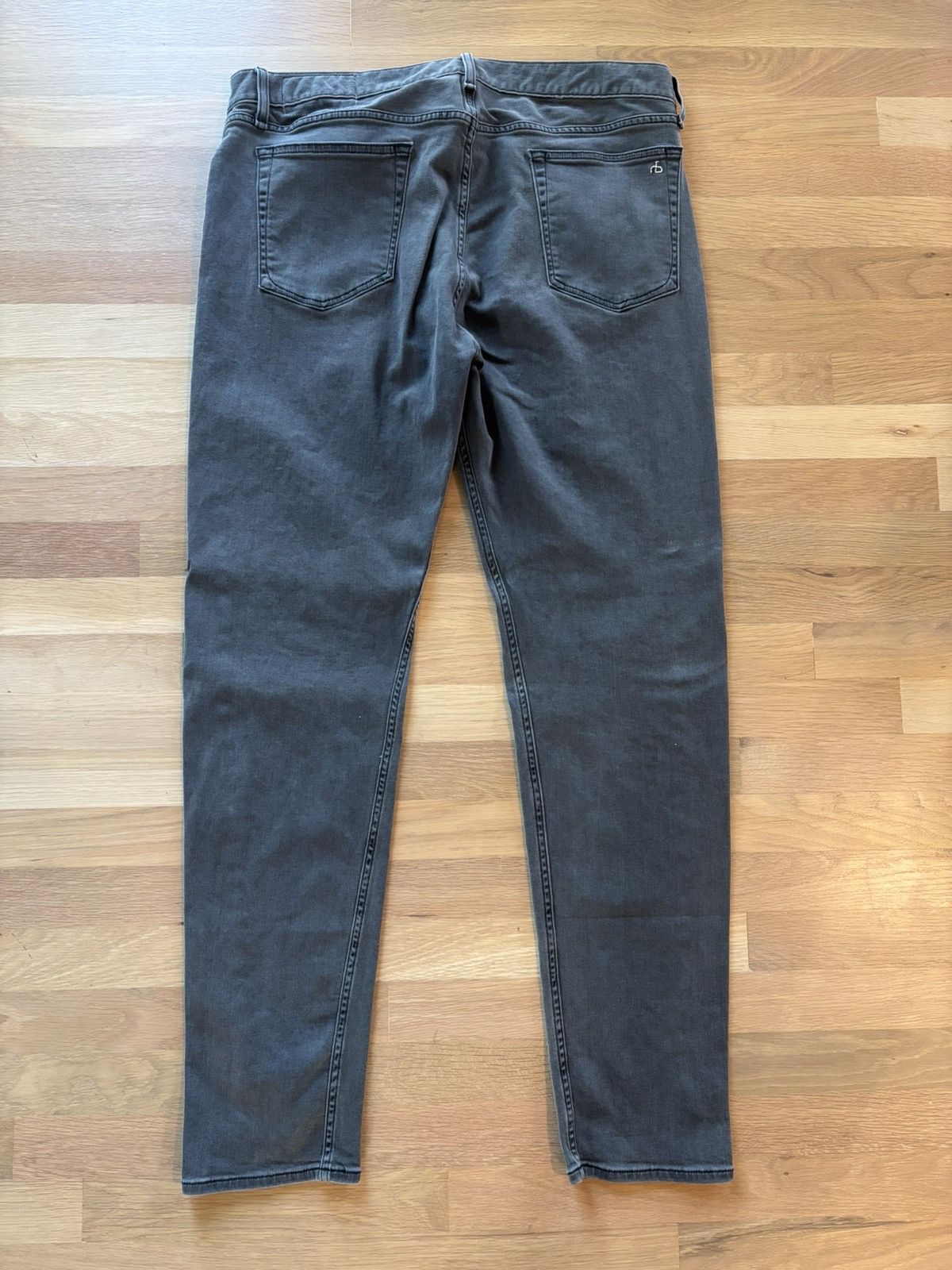 Rag & Bone Rag & Bone Grey Denim Fit 1 Extra Slim Jeans Size US 38 / EU 54 - 3 Thumbnail