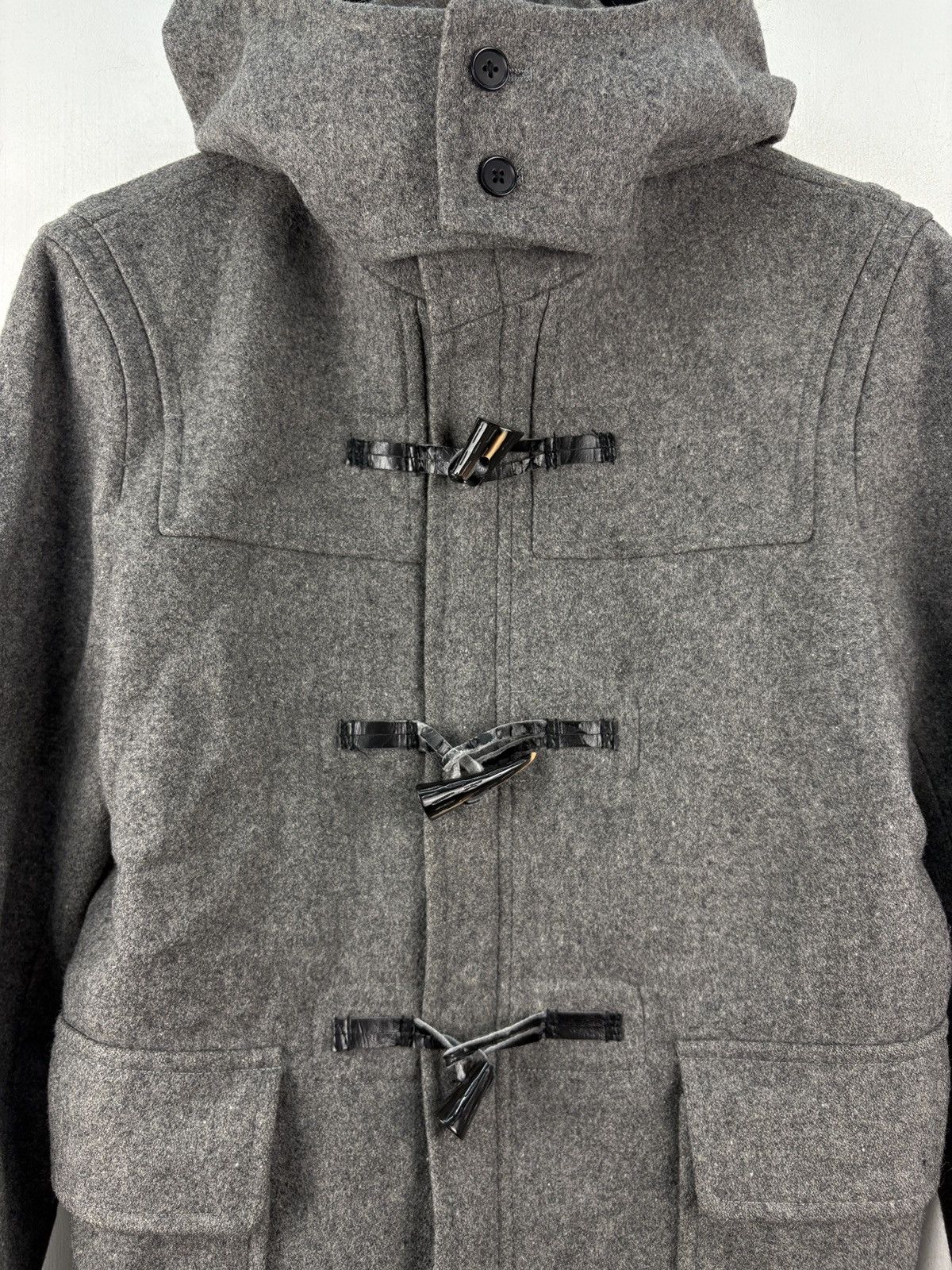 Michel Klein Vintage Michel Klein Homme Wool Duffle Coat size M Size M / US 6-8 / IT 42-44 - 6 Thumbnail