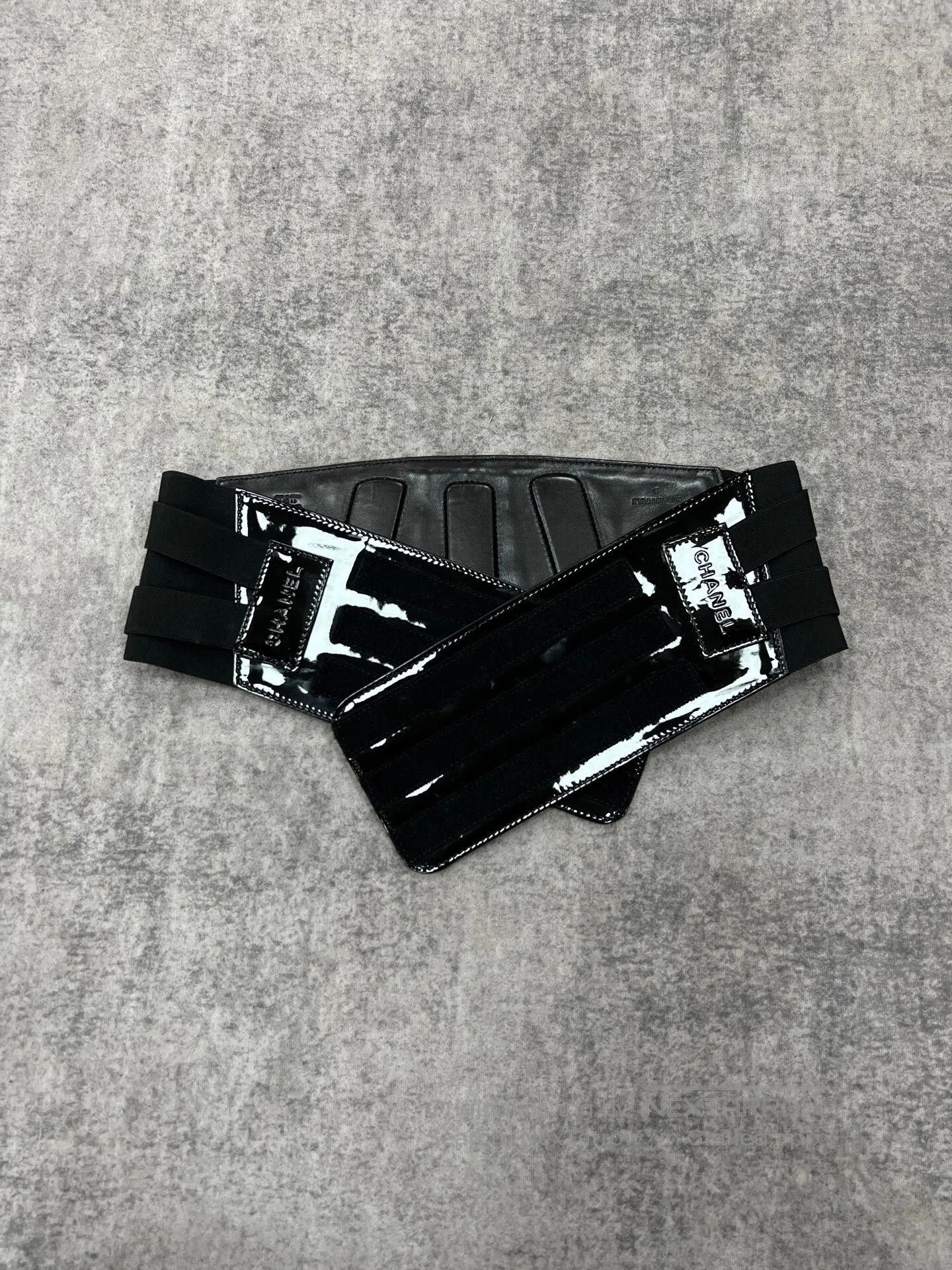 Chanel Chanel Leather Diamond Pattern Belt| Size ONE SIZE - 1 Thumbnail