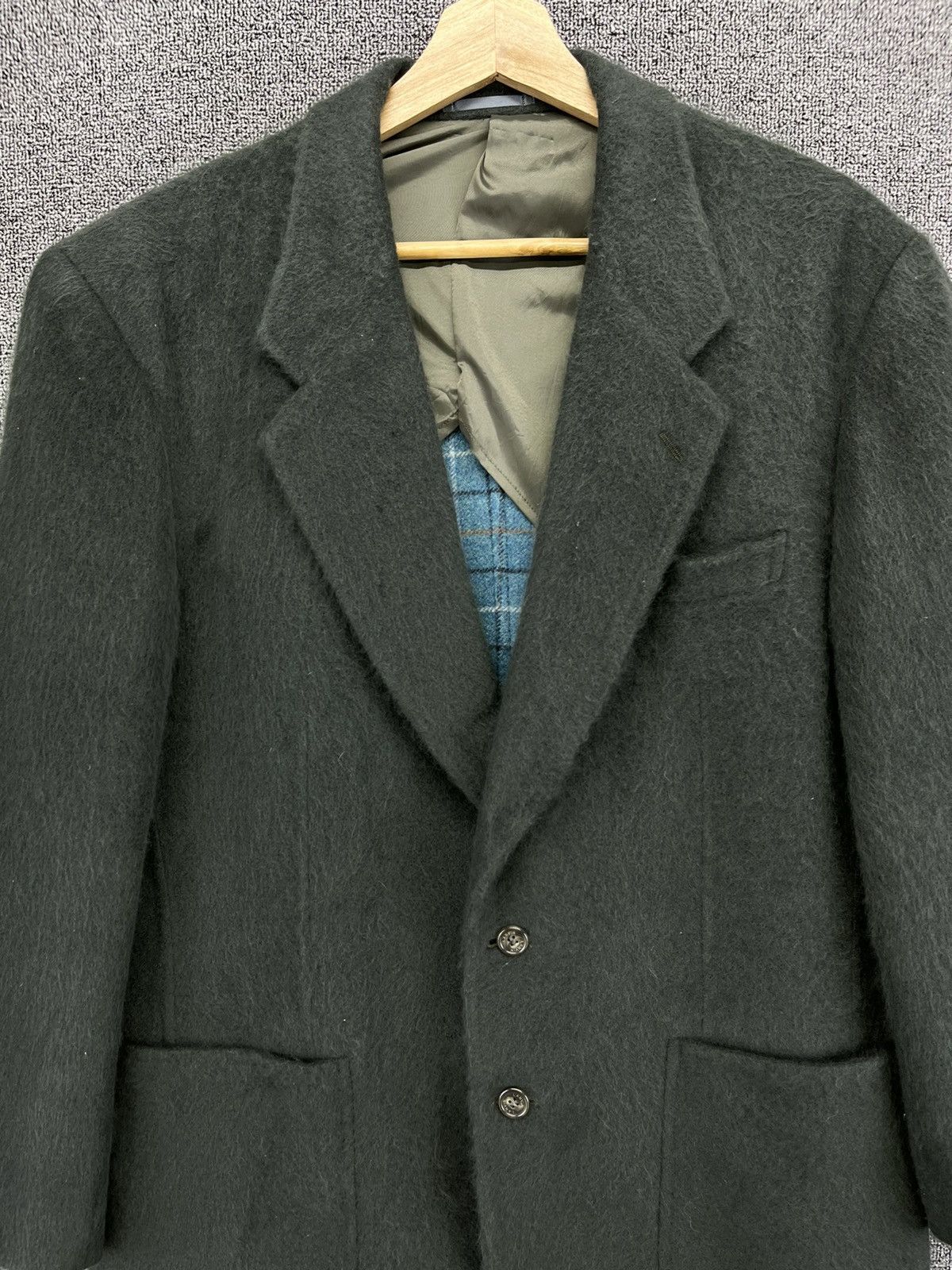 Lanvin Vintage Lanvin Green Wool Blazers Coats Jacket Size US L / EU 52-54 / 3 - 5 Thumbnail