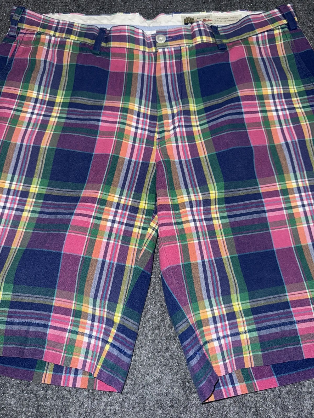 Polo Ralph Lauren Vintage Polo Ralph Lauren India Madras Shorts 34 Size US 34 / EU 50 - 2 Thumbnail